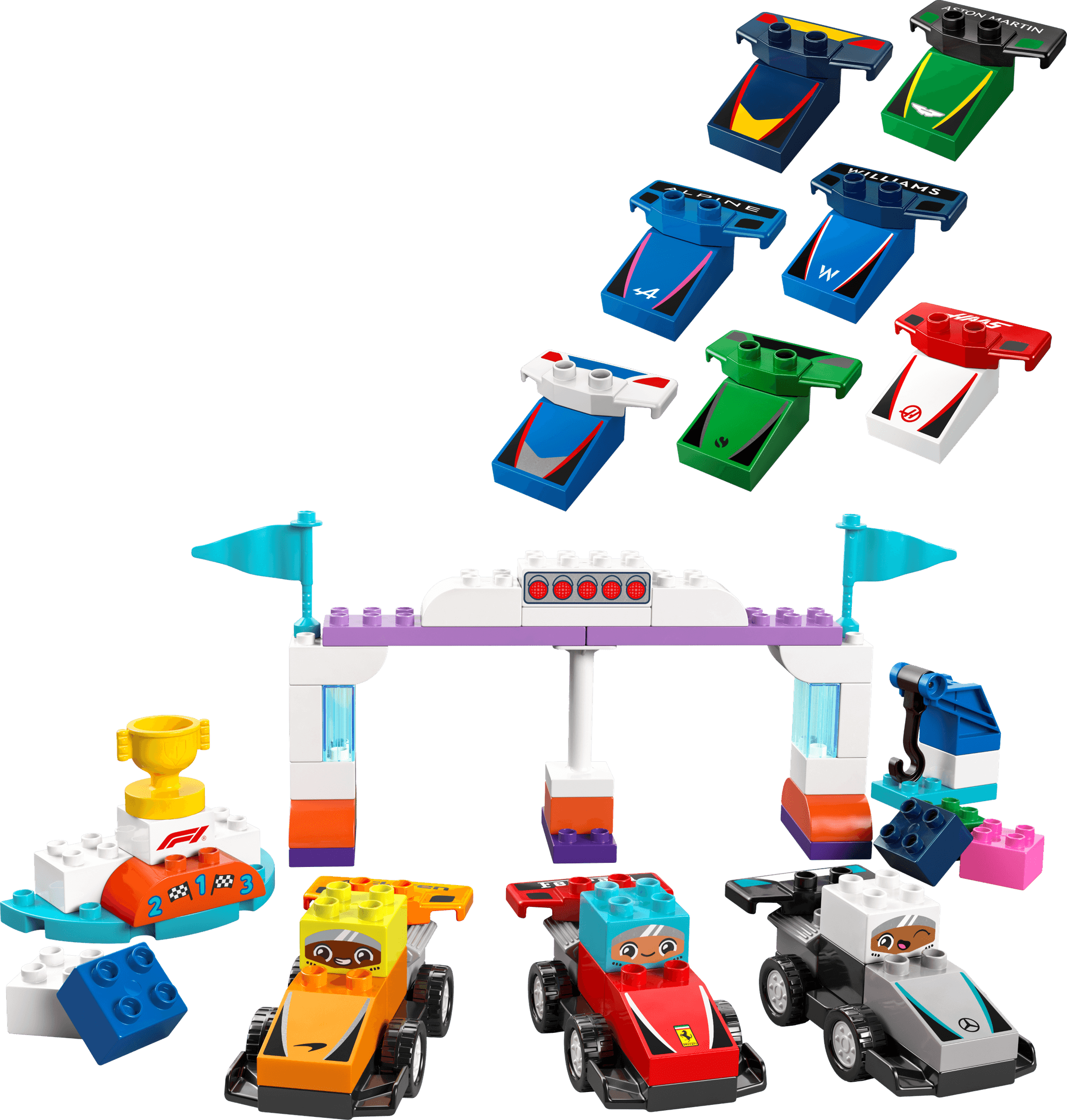 F1 Team Race Cars & Drivers
