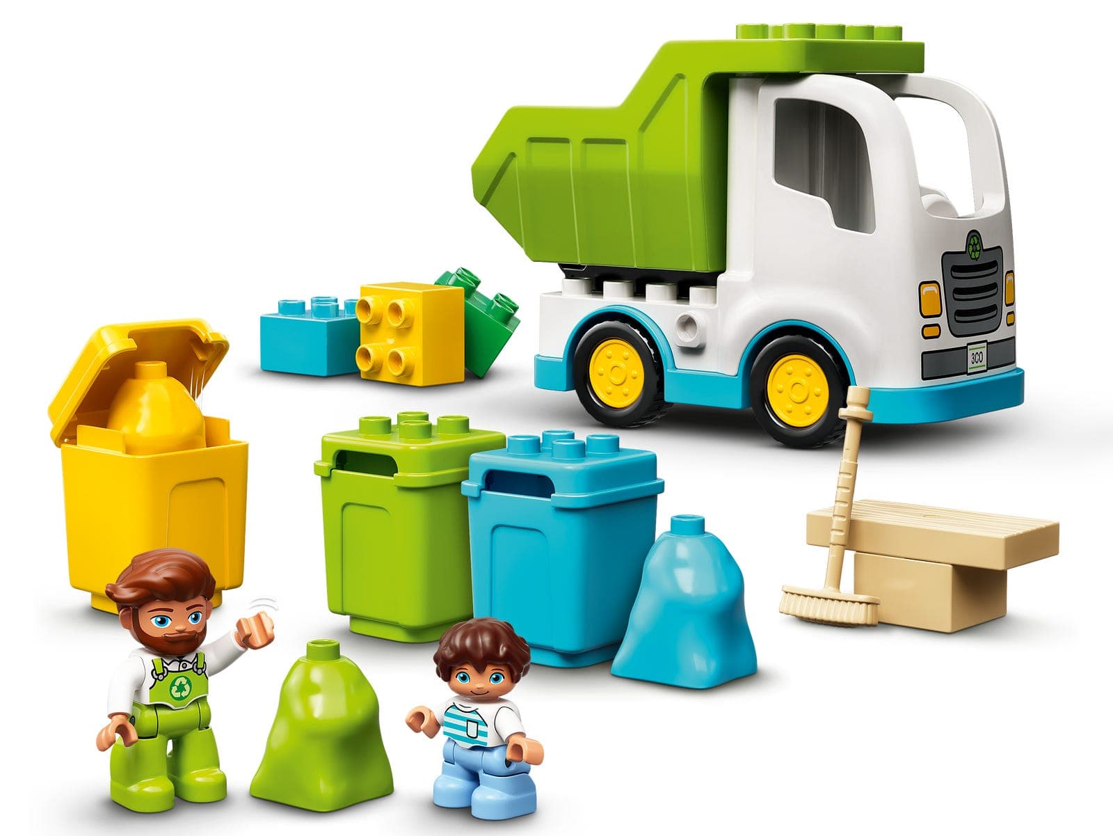 Garbage Truck and Recycling
