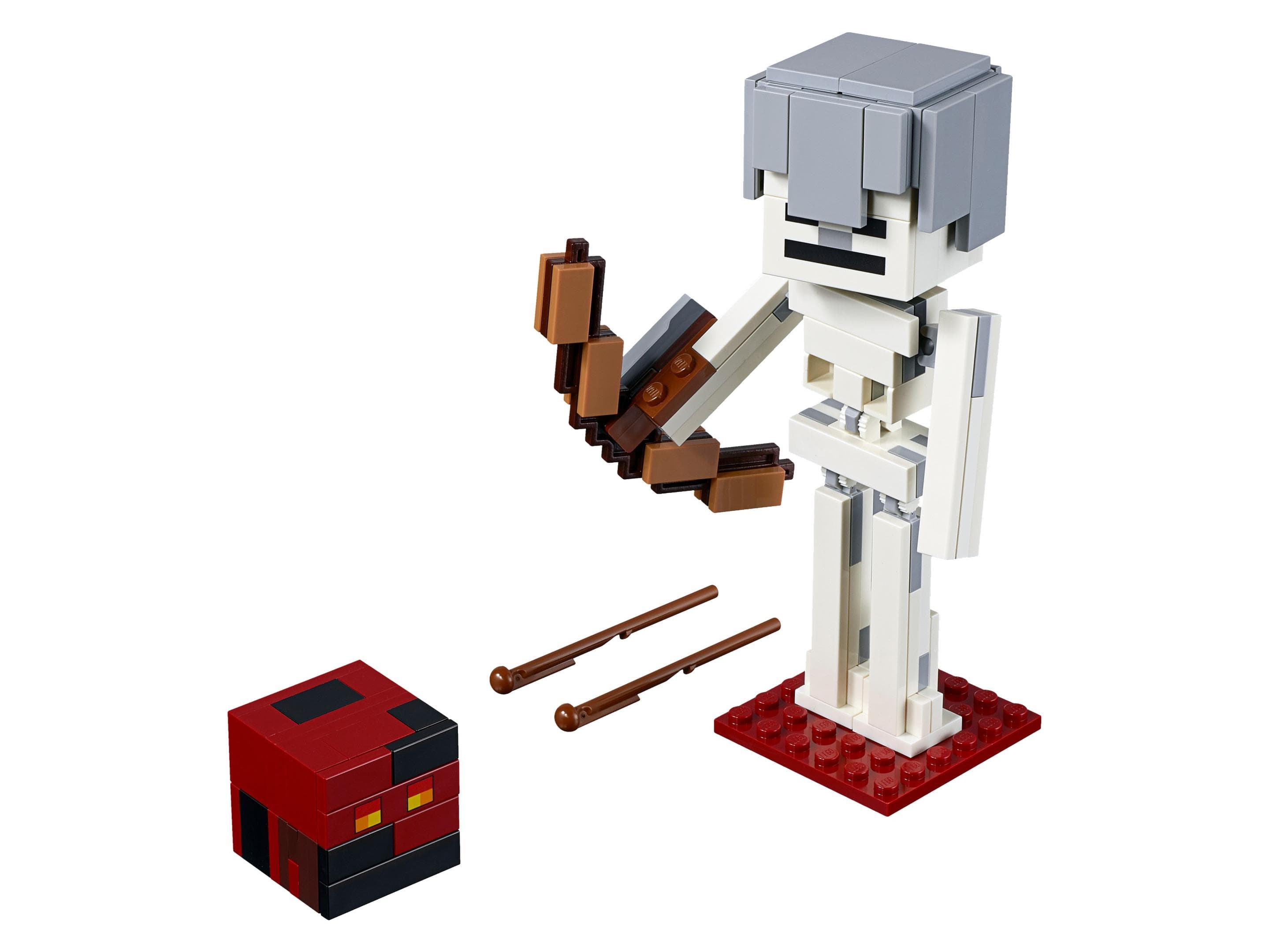 Minecraft Skeleton BigFig with Magma Cube