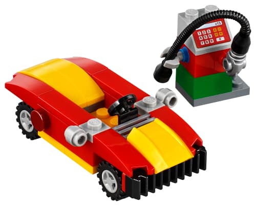 Car and Petrol Pump