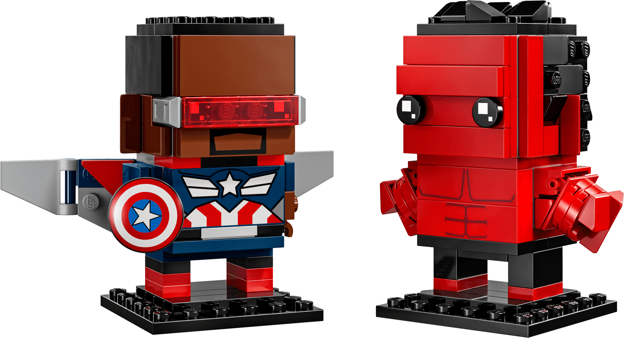 Captain America & Red Hulk Figures