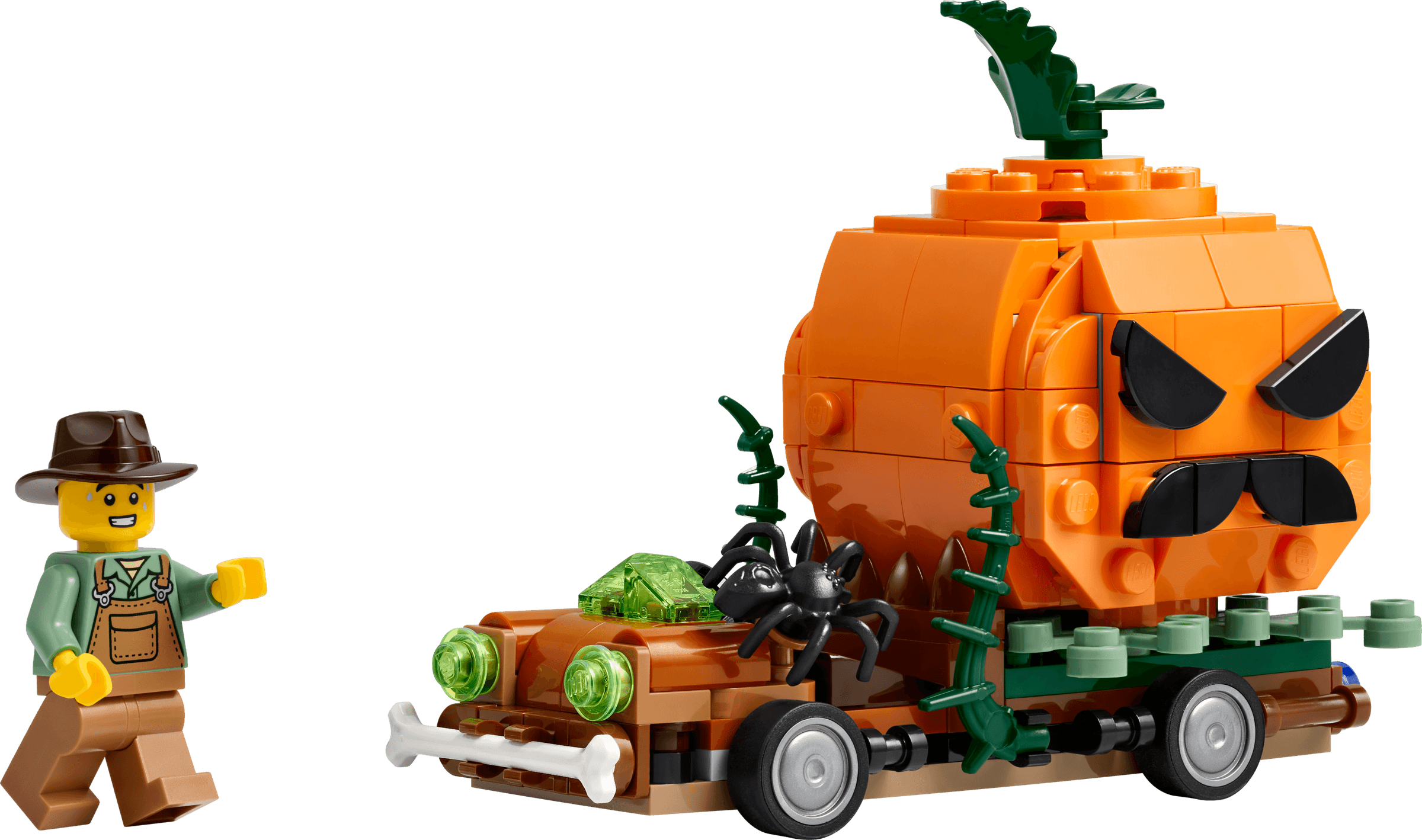 Jack-o'-Lantern Pickup Truck