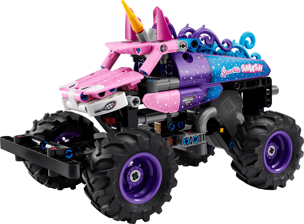 Monster Jam Sparkle Smash Pull-Back