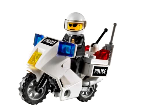Police Motorcycle (Black Sticker Version)