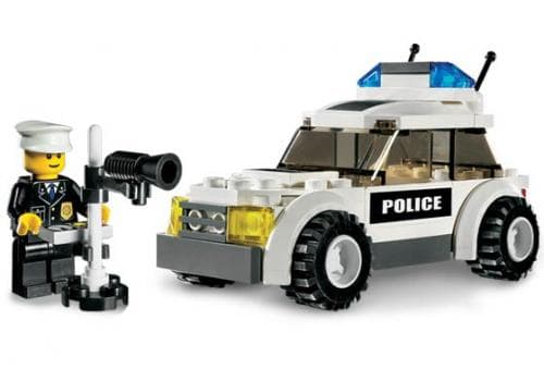 Police Car (Black Sticker Version)