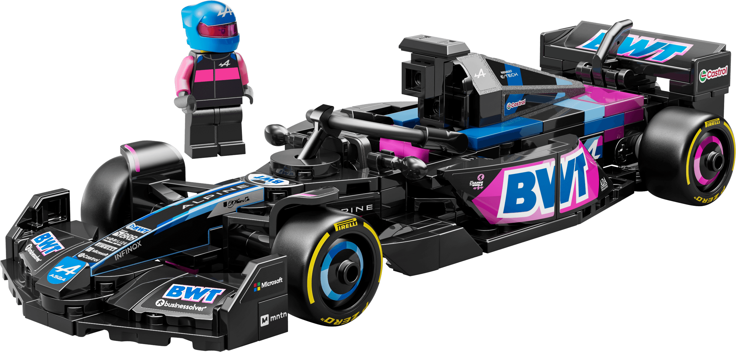BWT Alpine F1 Team A524 Race Car