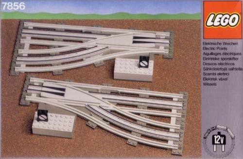 Left and Right Manual Points with Electric Rails