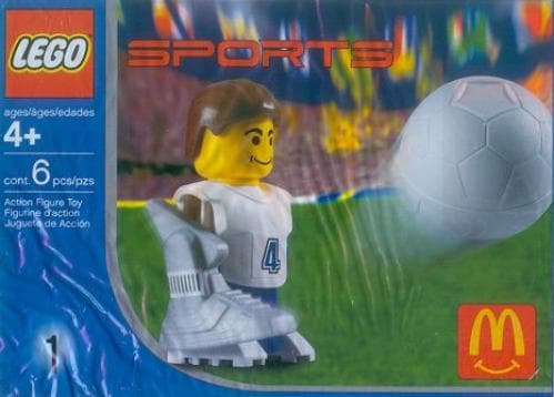 McDonald's Sports Set Number 1 - White Soccer Player #4