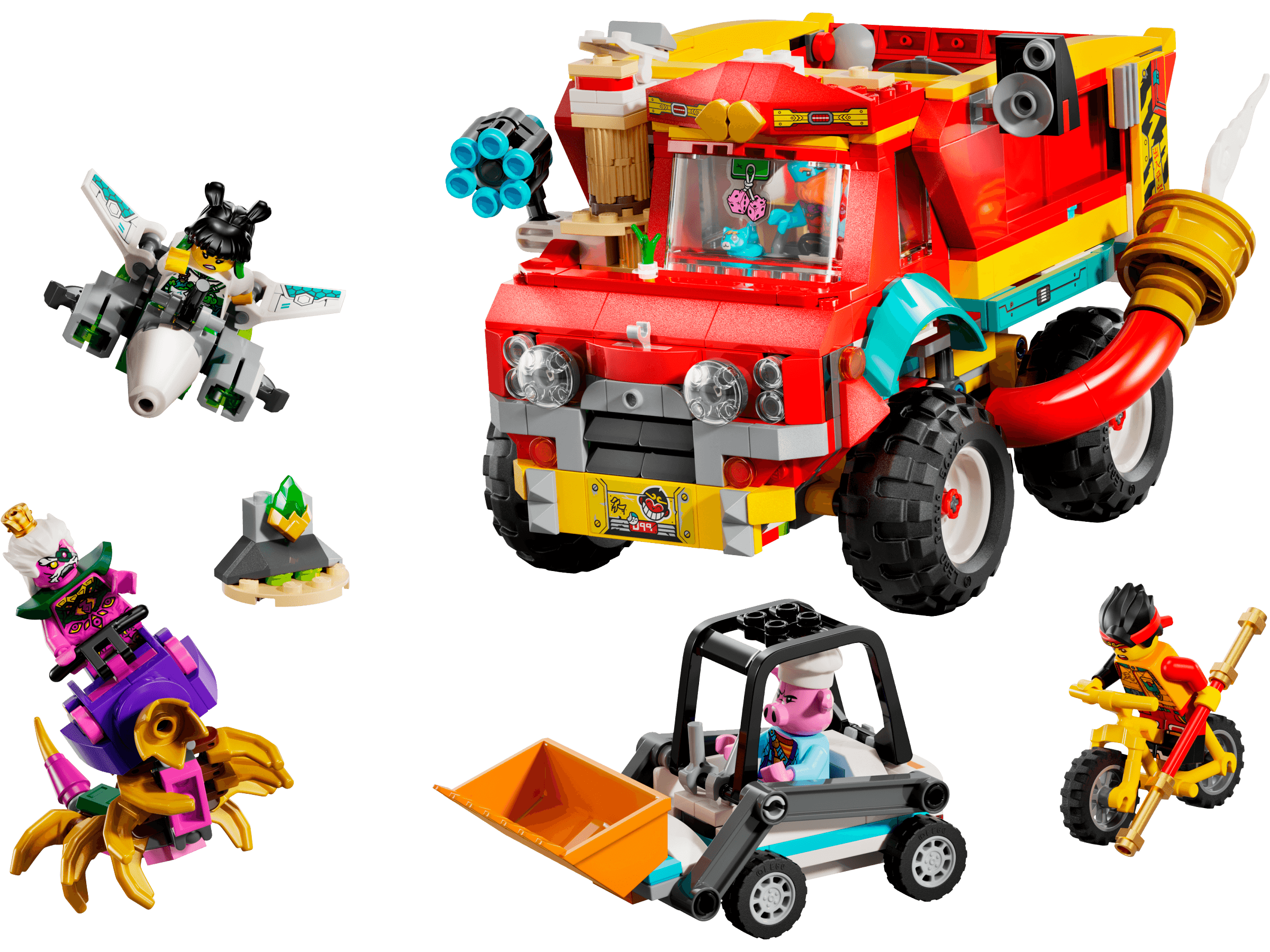 Monkie Kid's Team Power Truck
