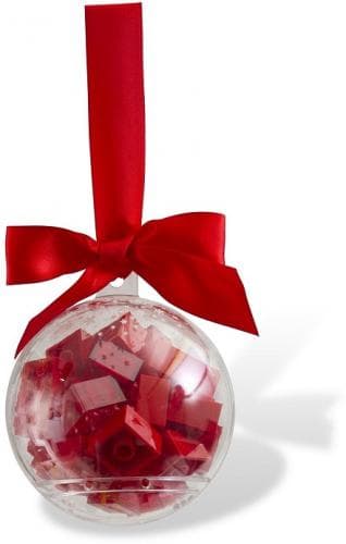 Holiday Ornament with Red Bricks
