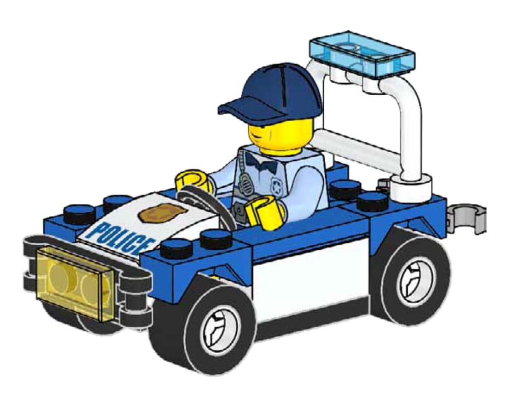 Justin Justice's Police Car