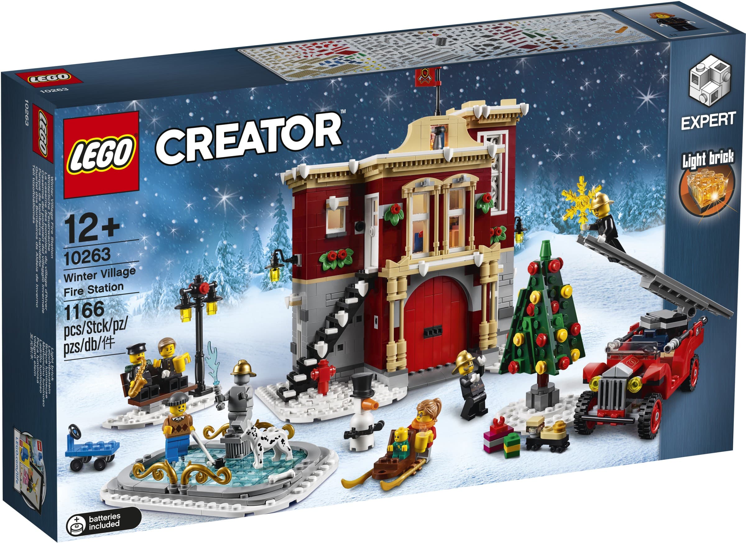 Winter Village Fire Station