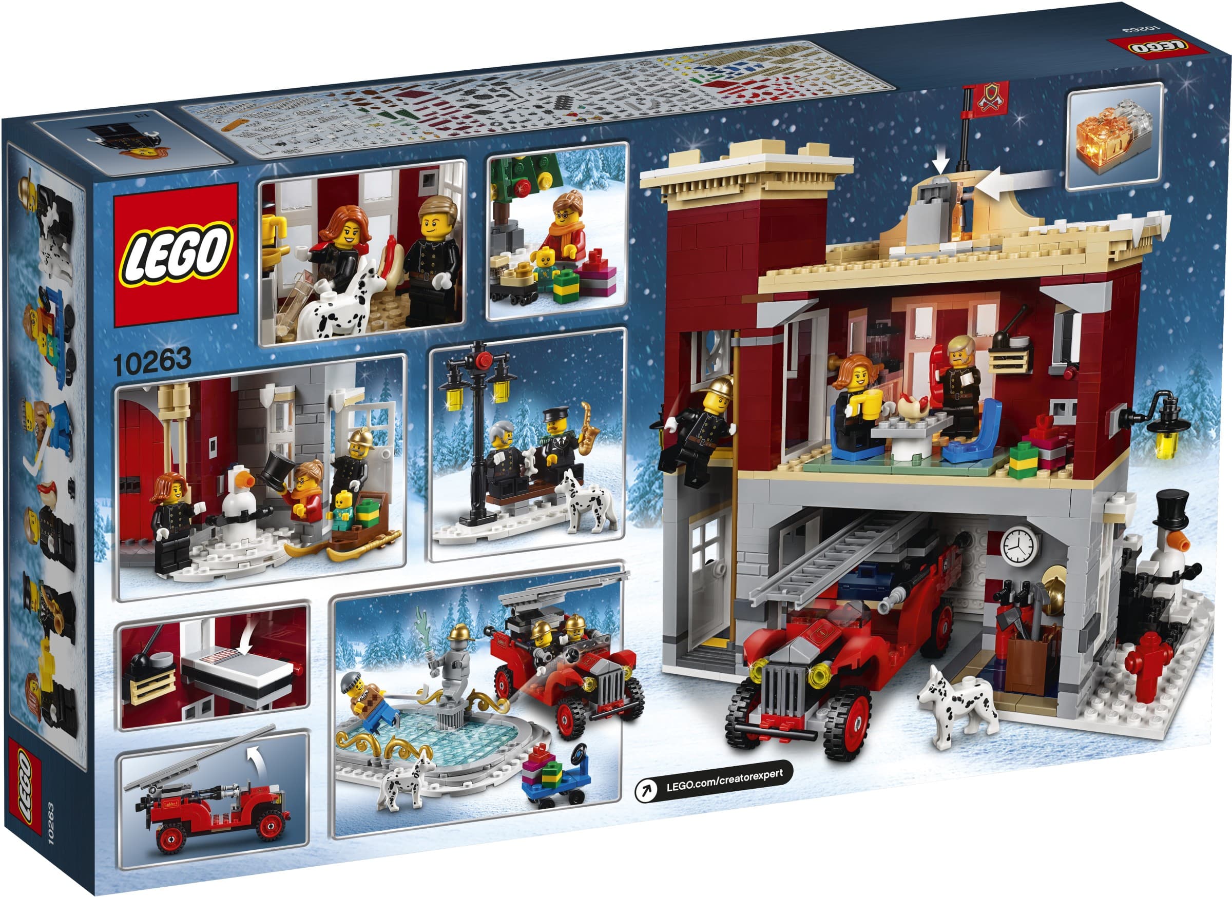 Winter Village Fire Station