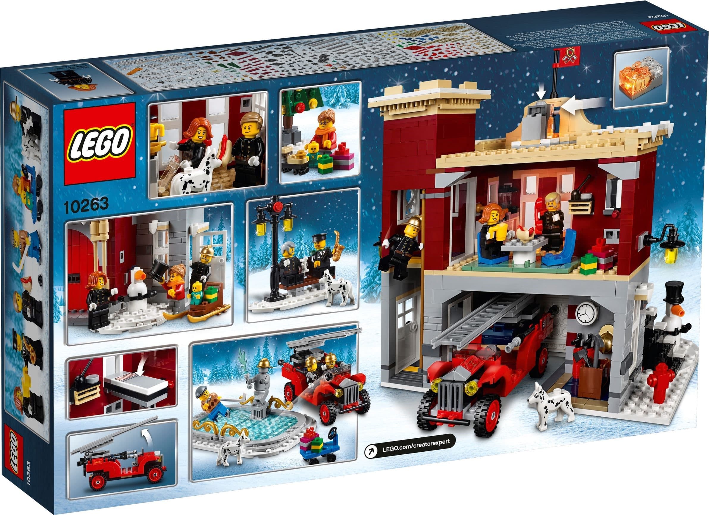 Winter Village Fire Station