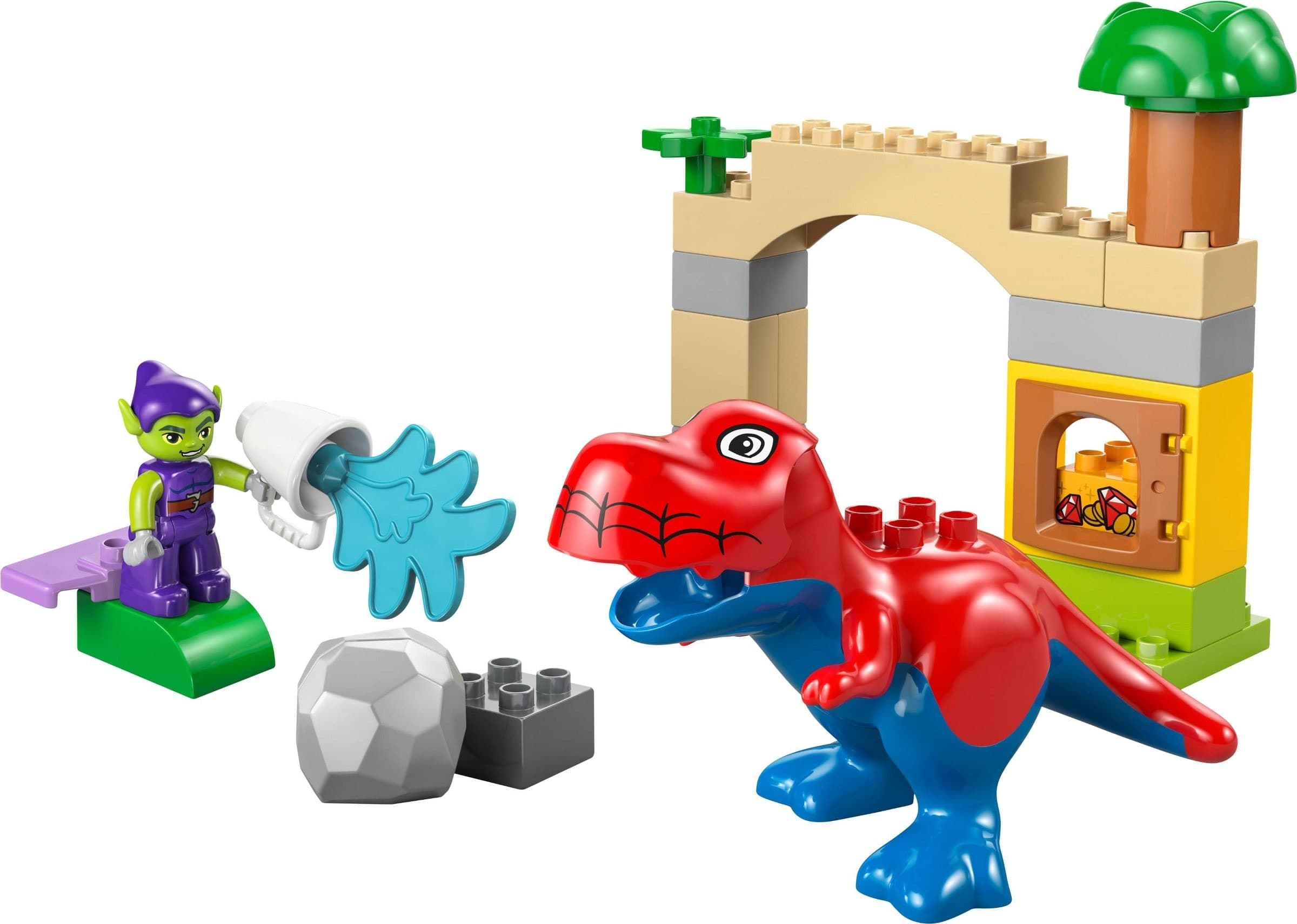 Dinosaur Spidey-Rex vs. Green Goblin