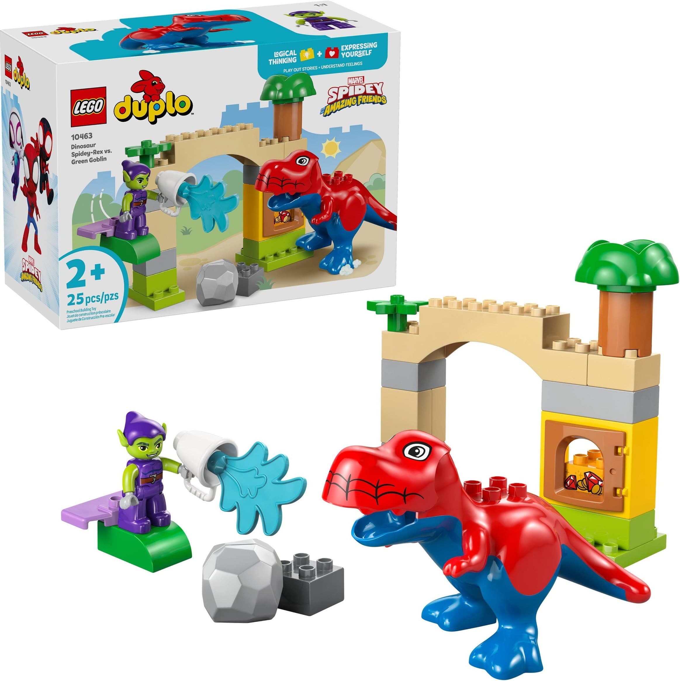 Dinosaur Spidey-Rex vs. Green Goblin