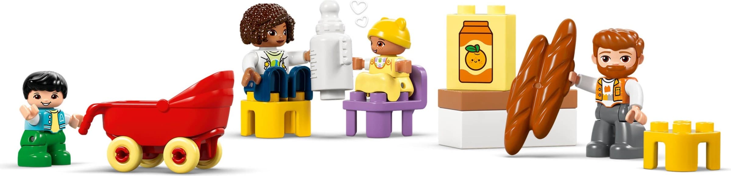 3 in 1 Modern Family House with Figures
