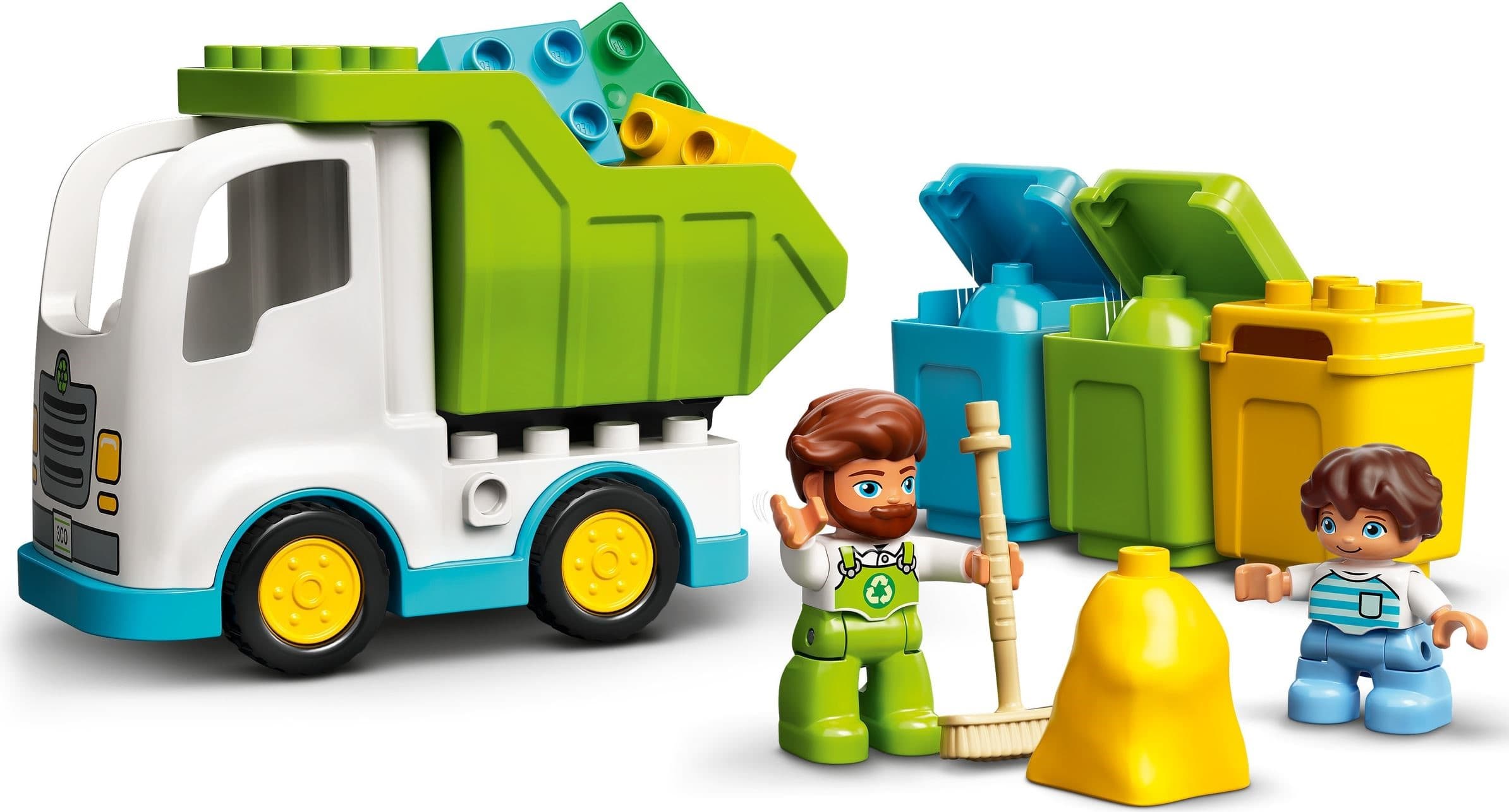 Garbage Truck and Recycling