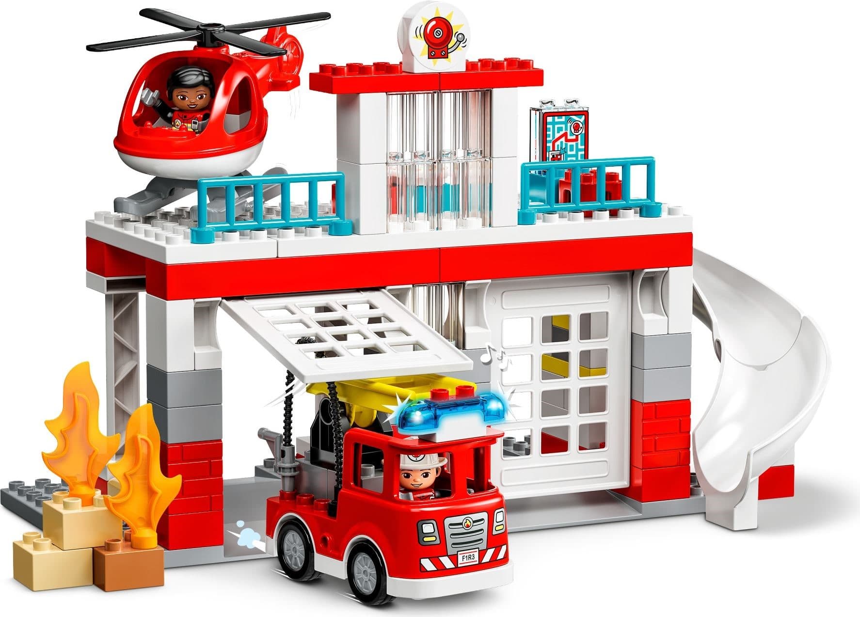 Fire Station & Helicopter