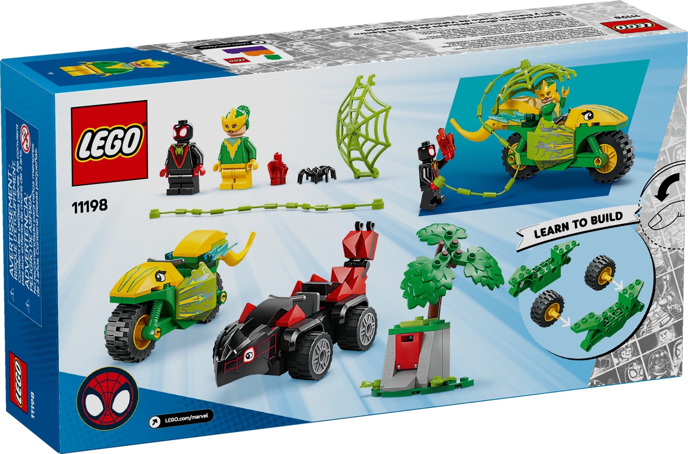 Spin and Electro Dinosaur Vehicle Chase