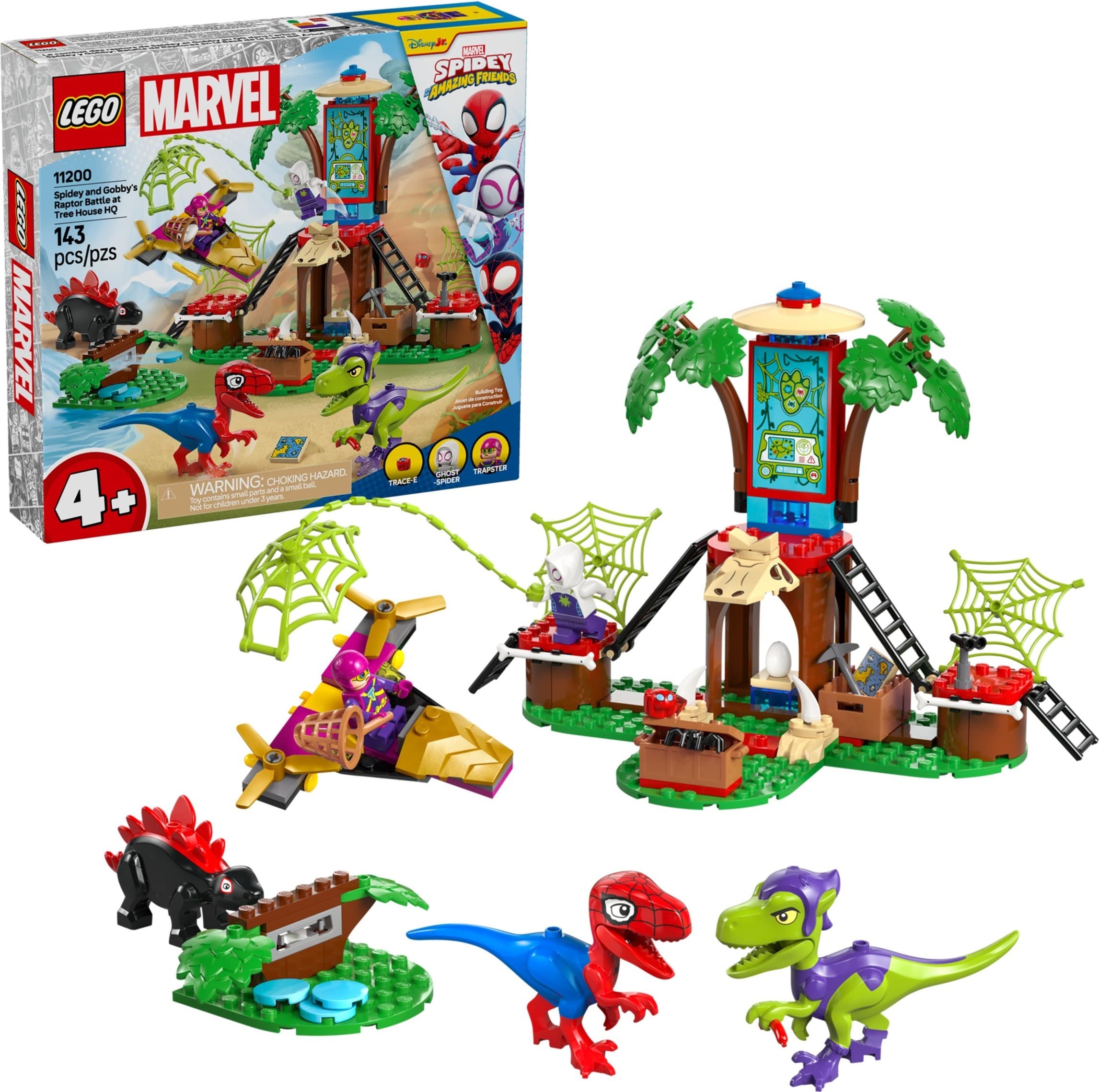 Spidey and Gobby's Raptor Battle at Tree House HQ