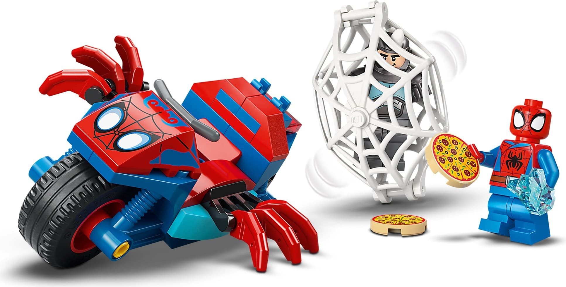Spidey on his Motorcycle vs. Rhino