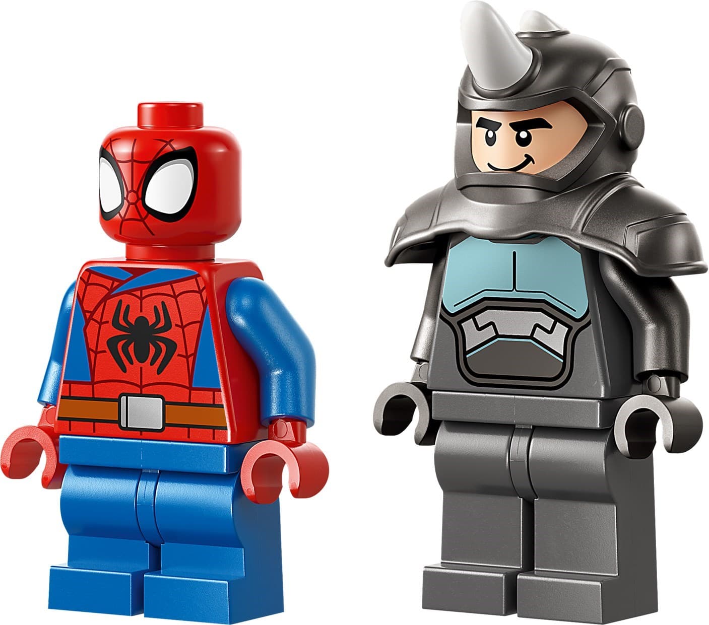 Spidey on his Motorcycle vs. Rhino