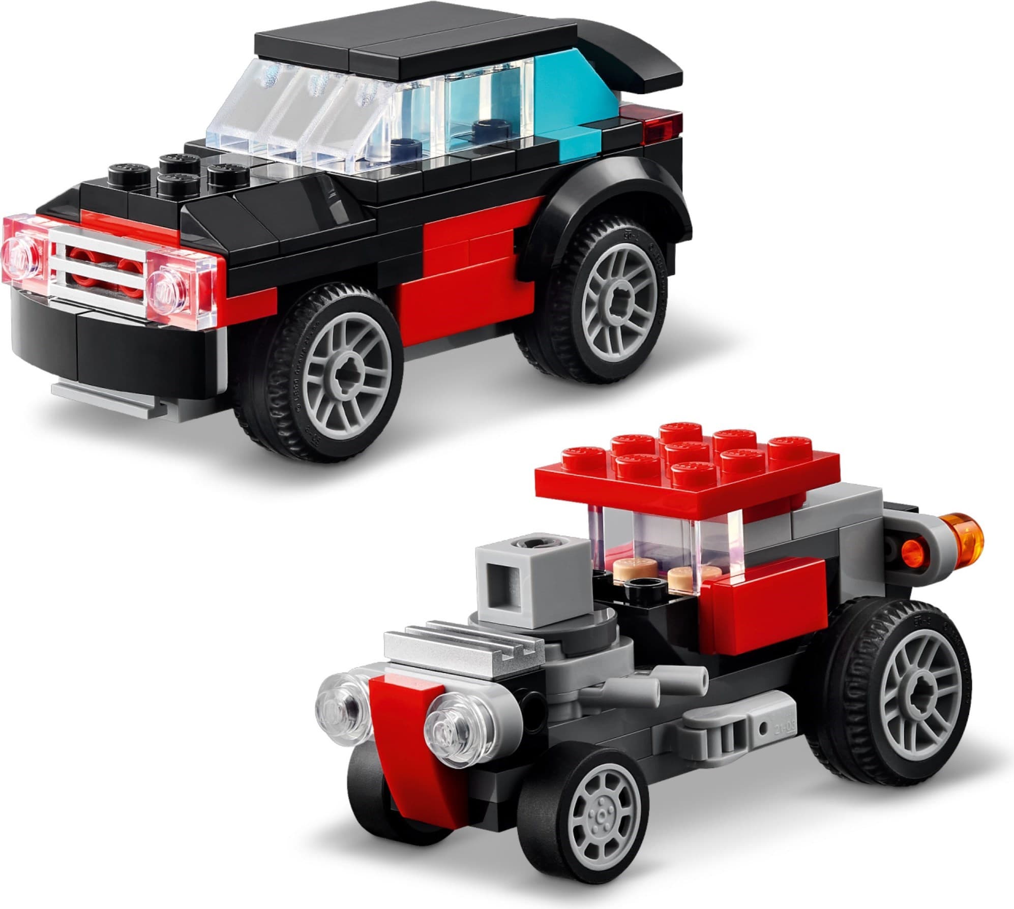Flatbed Truck with Helicopter