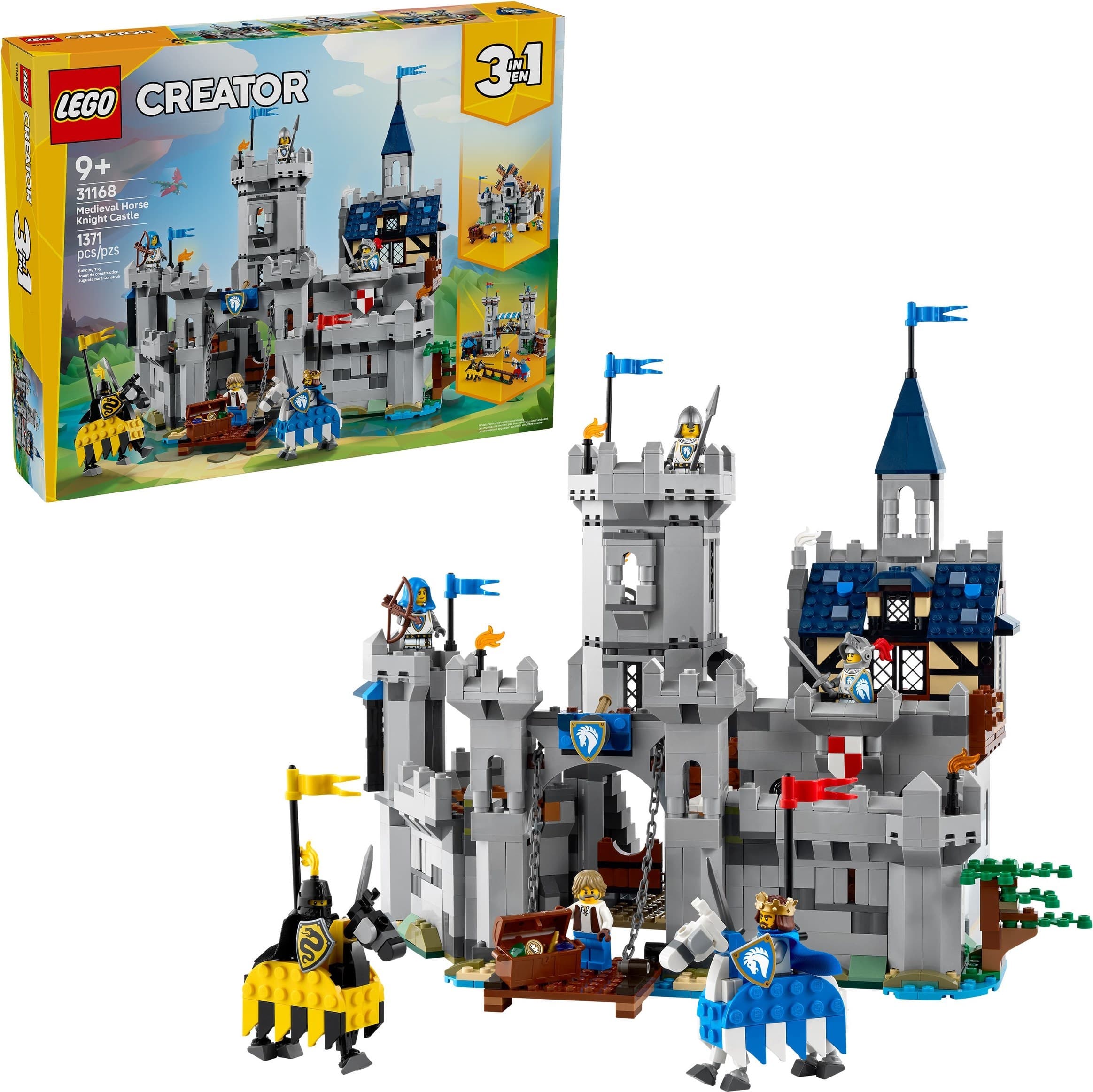 Medieval Horse Knight Castle