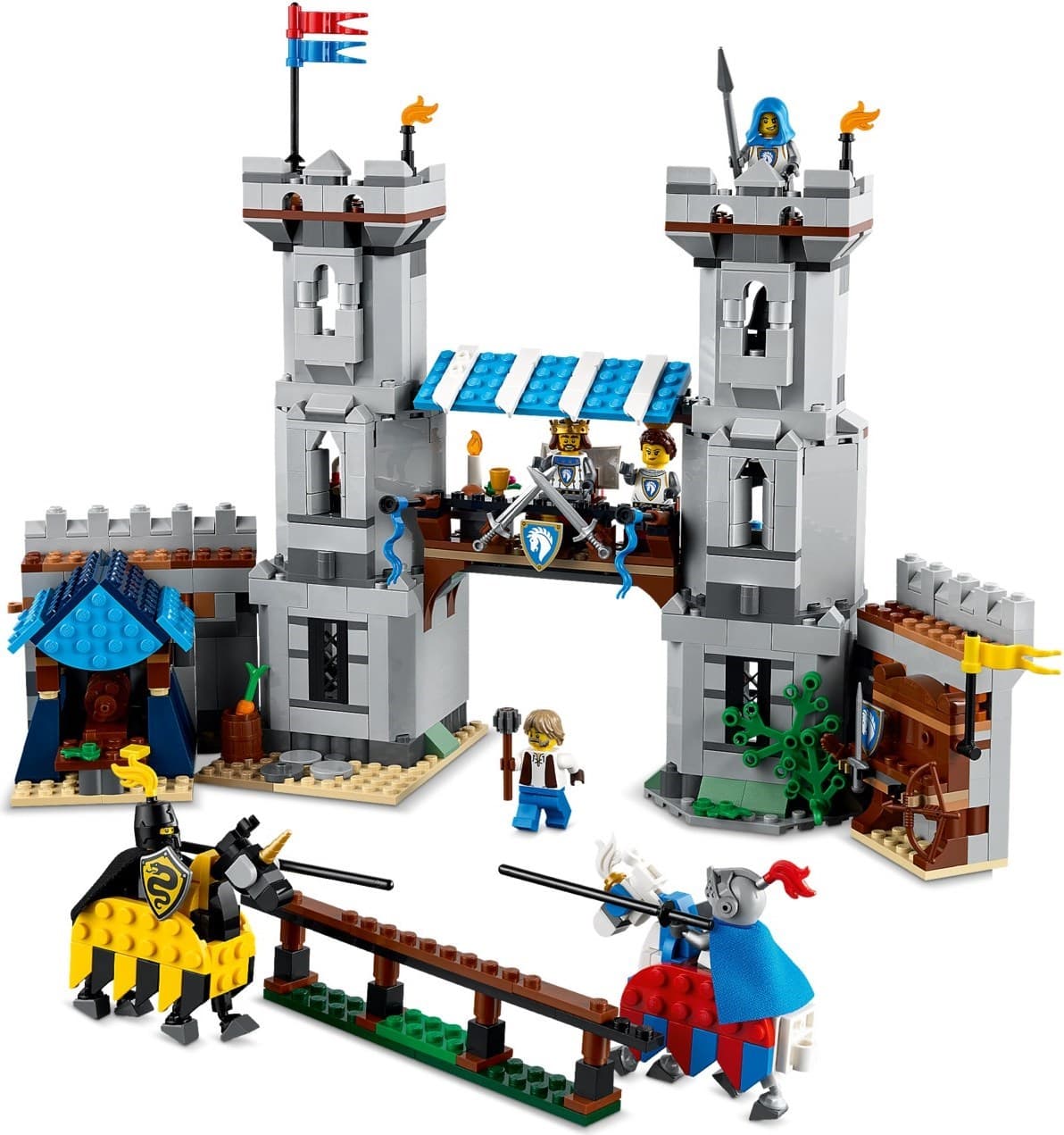 Medieval Horse Knight Castle