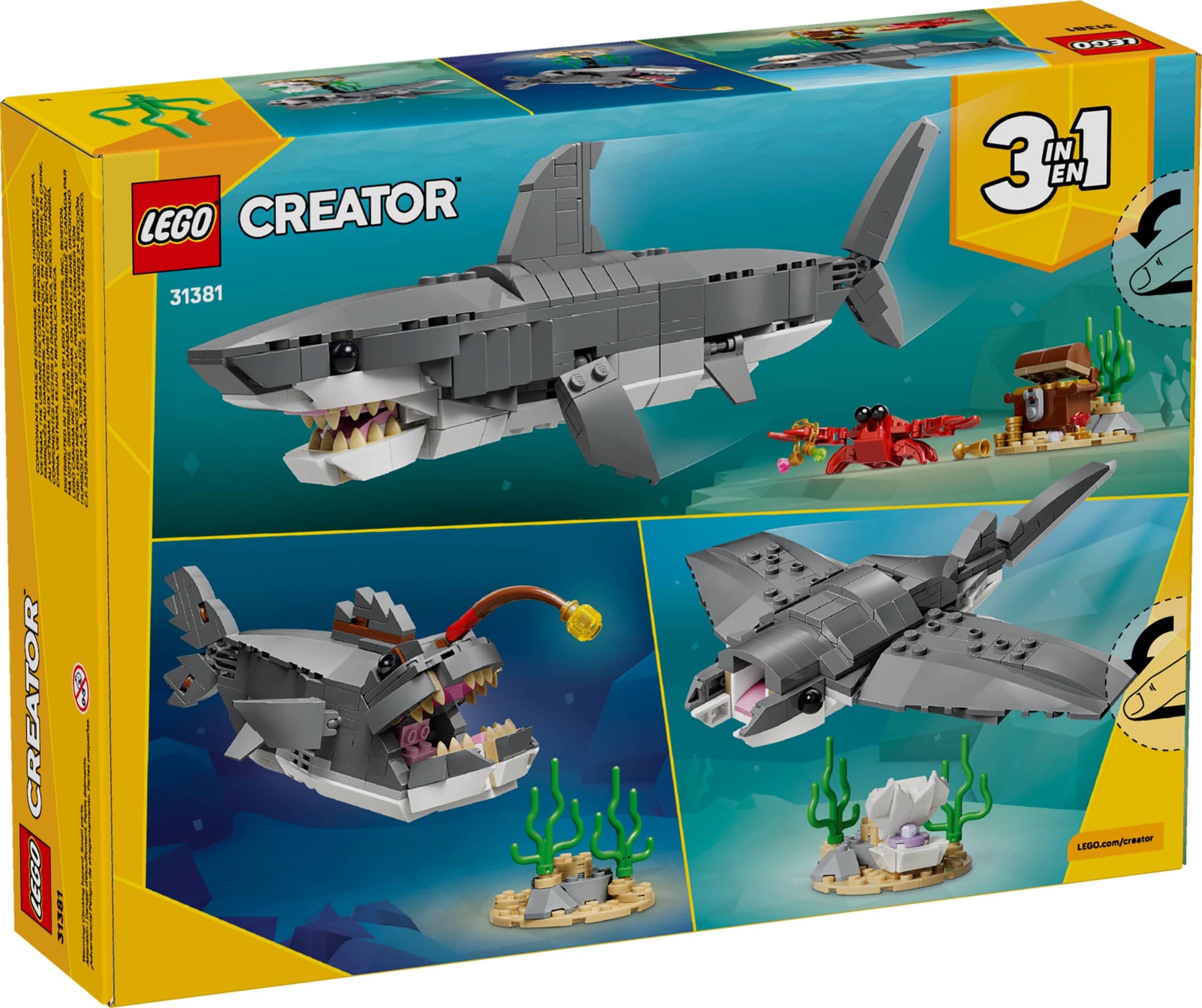 Fierce Shark with a Treasure Chest