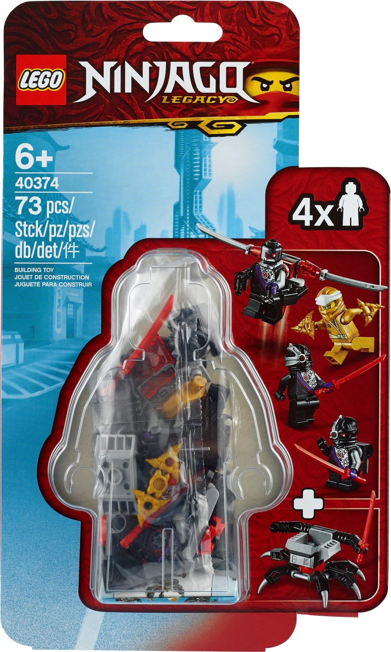 Golden Zane Minifigure Accessory Set