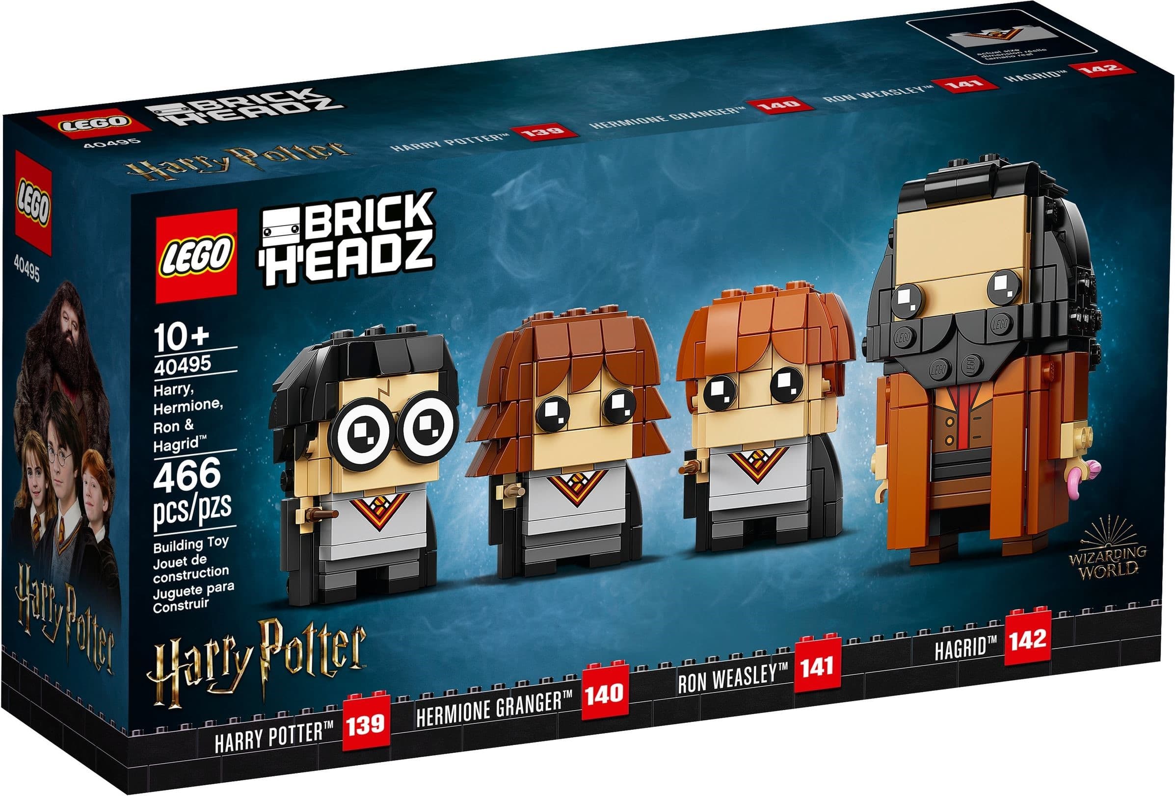 Harry, Hermione, Ron & Hagrid