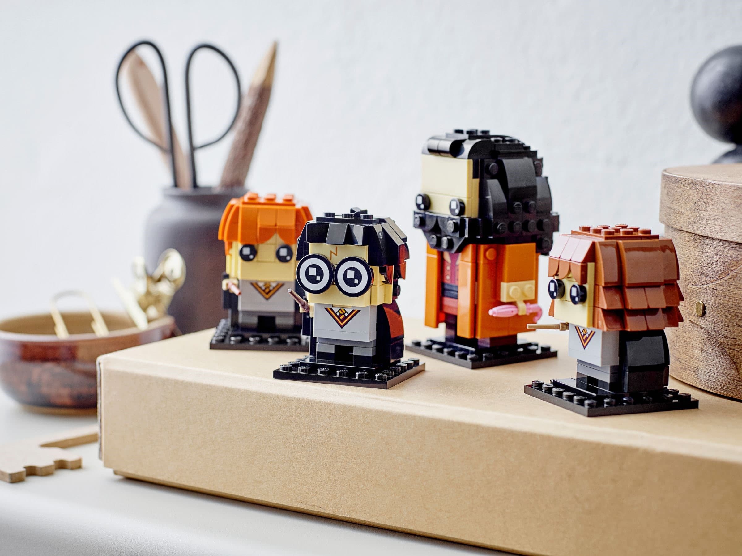 Harry, Hermione, Ron & Hagrid