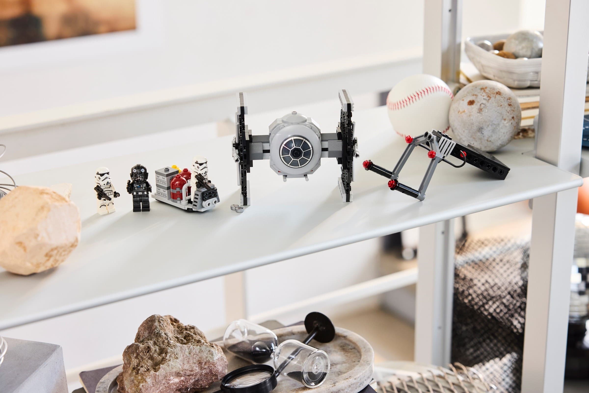 TIE Fighter with Imperial Hangar Rack