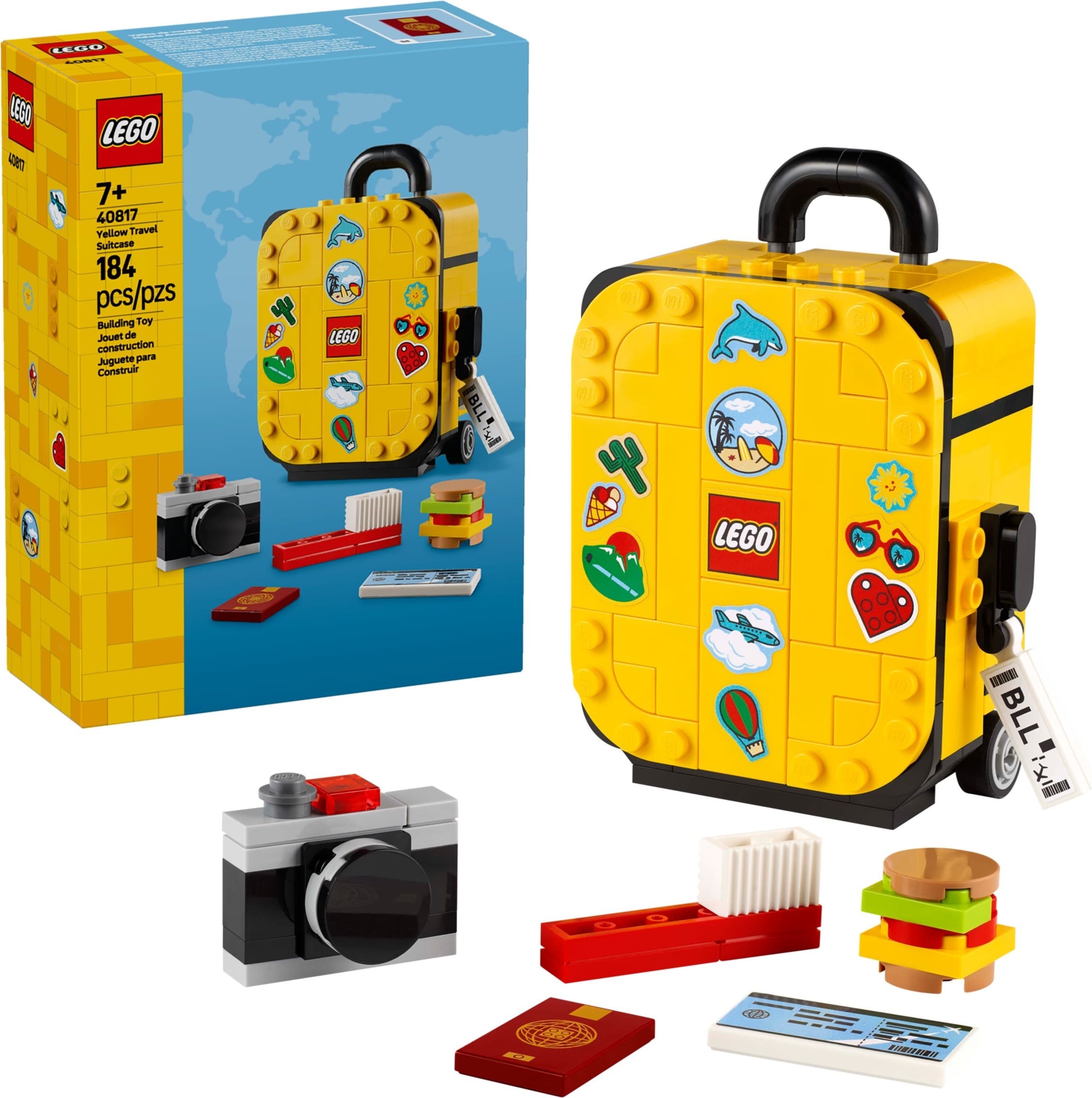 Yellow Travel Suitcase