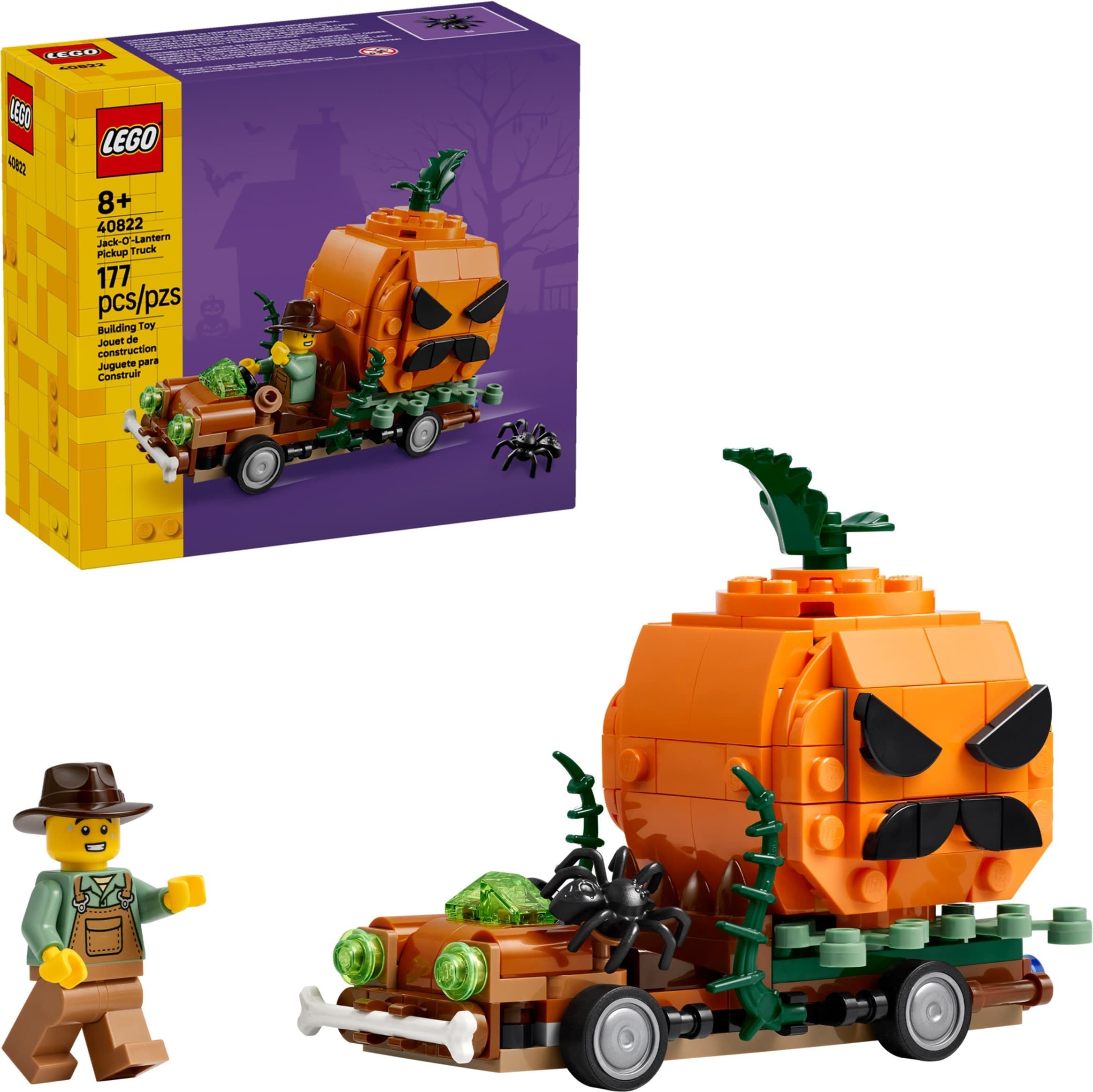 Jack-o'-Lantern Pickup Truck
