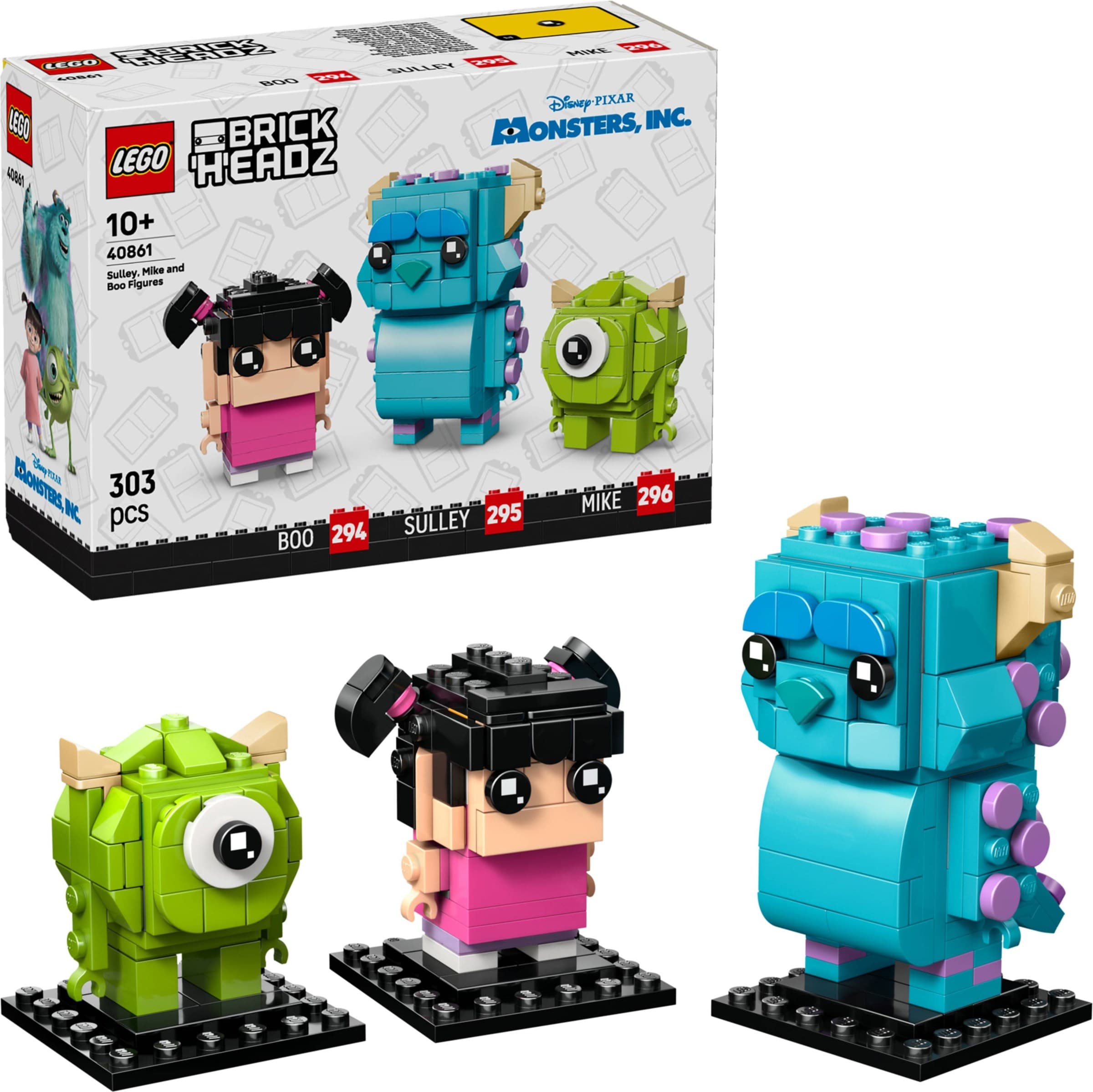 Sulley, Mike and Boo Figures