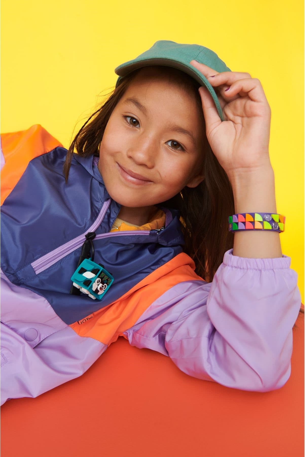 Neon Tiger Bracelet & Bag Tag