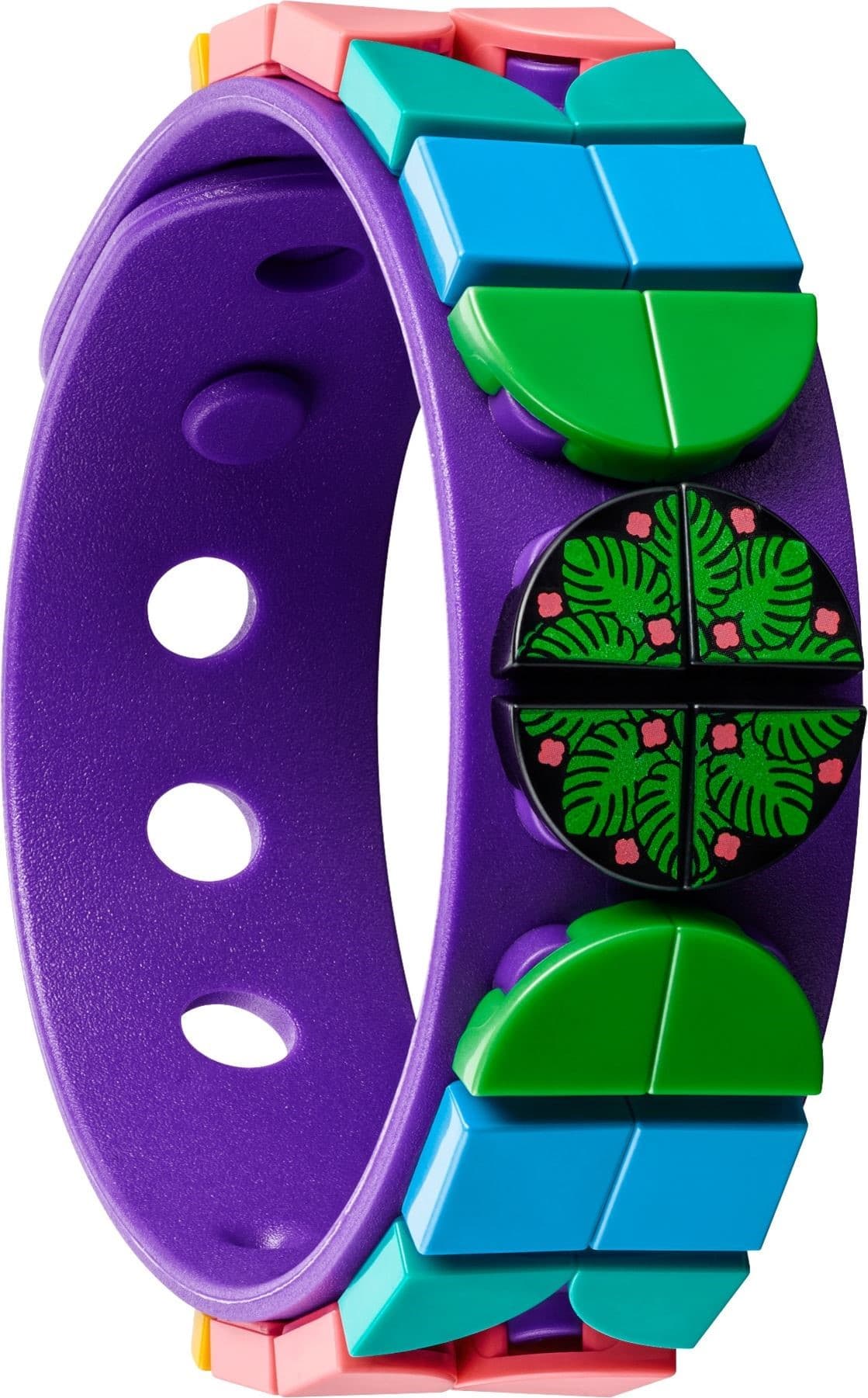 Neon Tiger Bracelet & Bag Tag