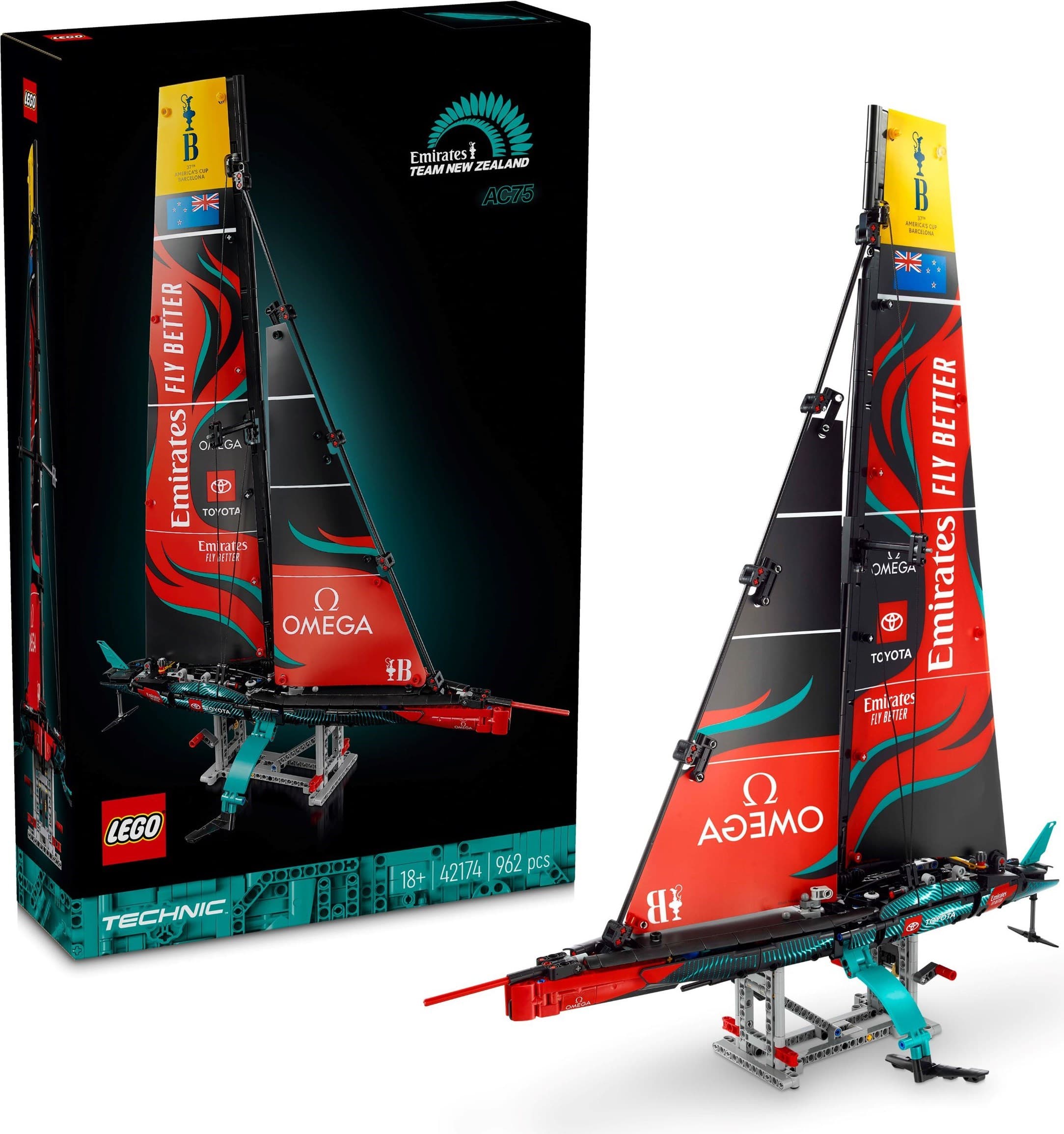 Emirates Team New Zealand AC75 Yacht