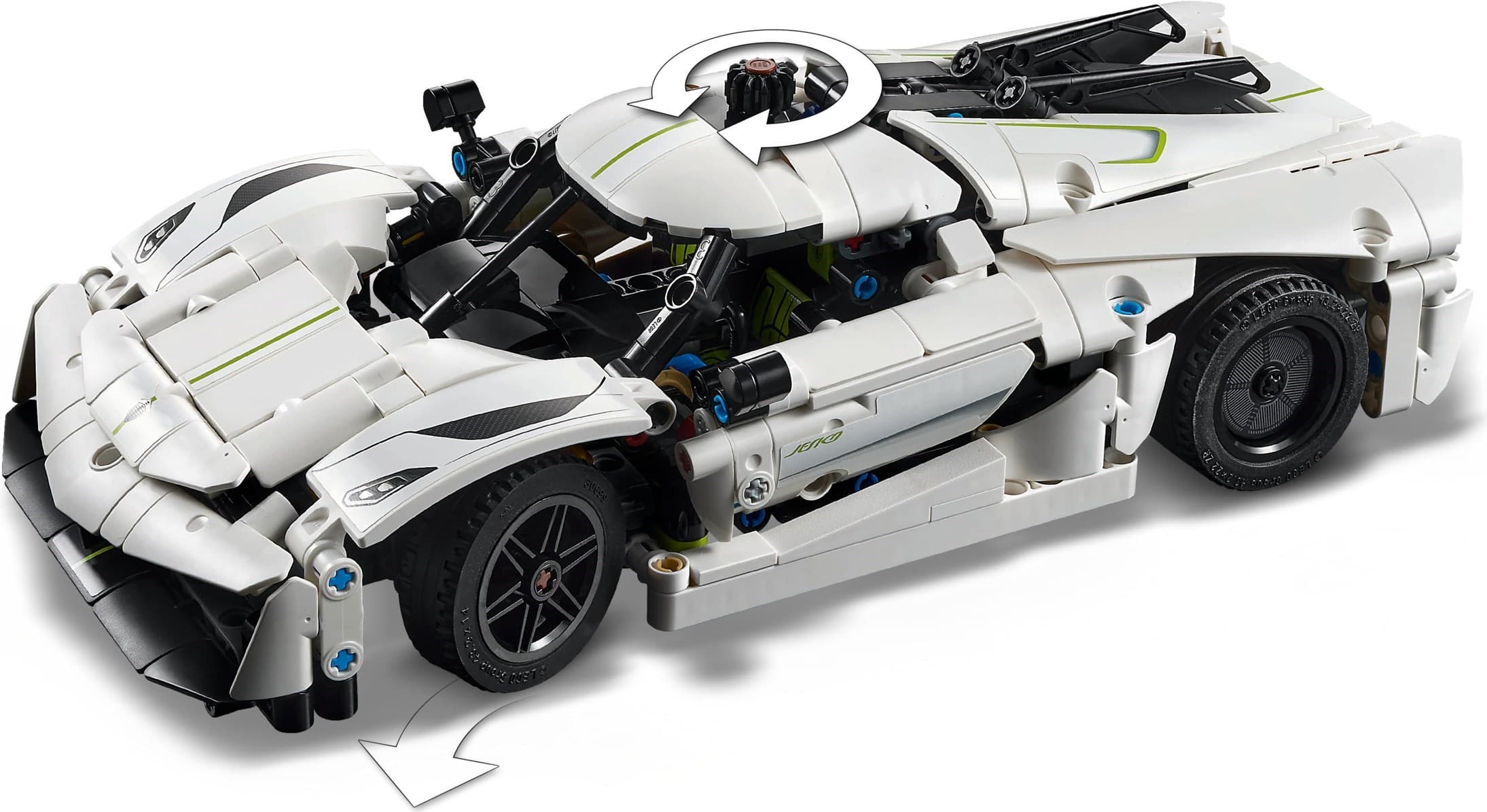 Koenigsegg Jesko Absolut White Hypercar