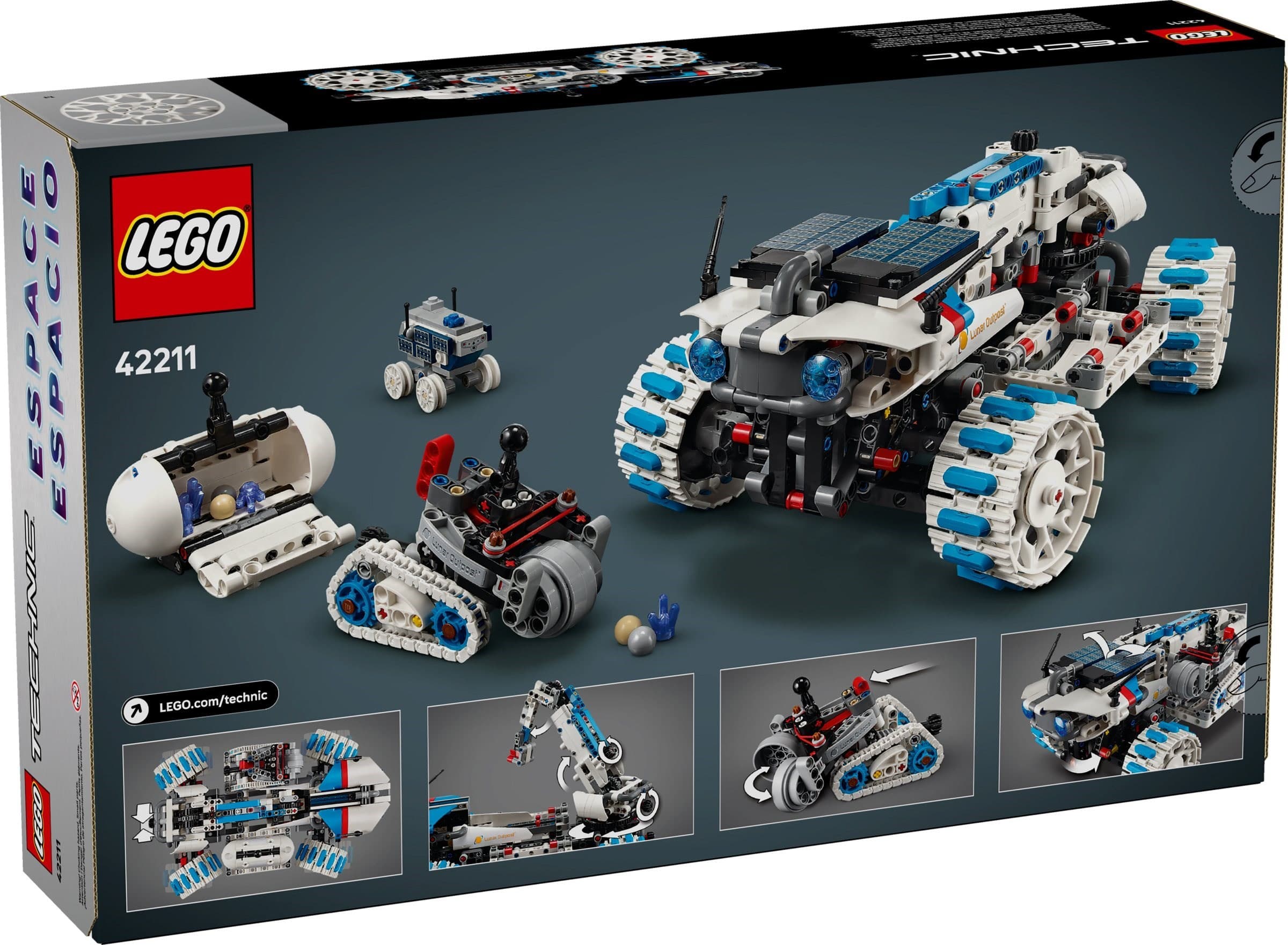 Lunar Outpost Moon Rover Space Vehicle