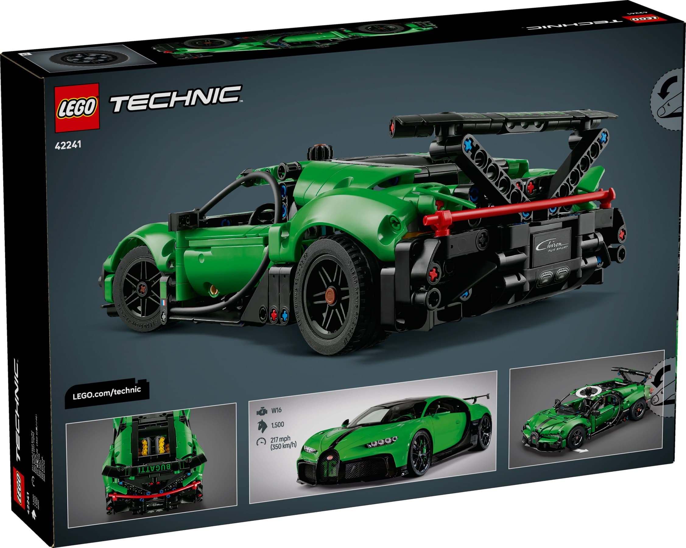 Green Bugatti Chiron Pur Sport Hypercar