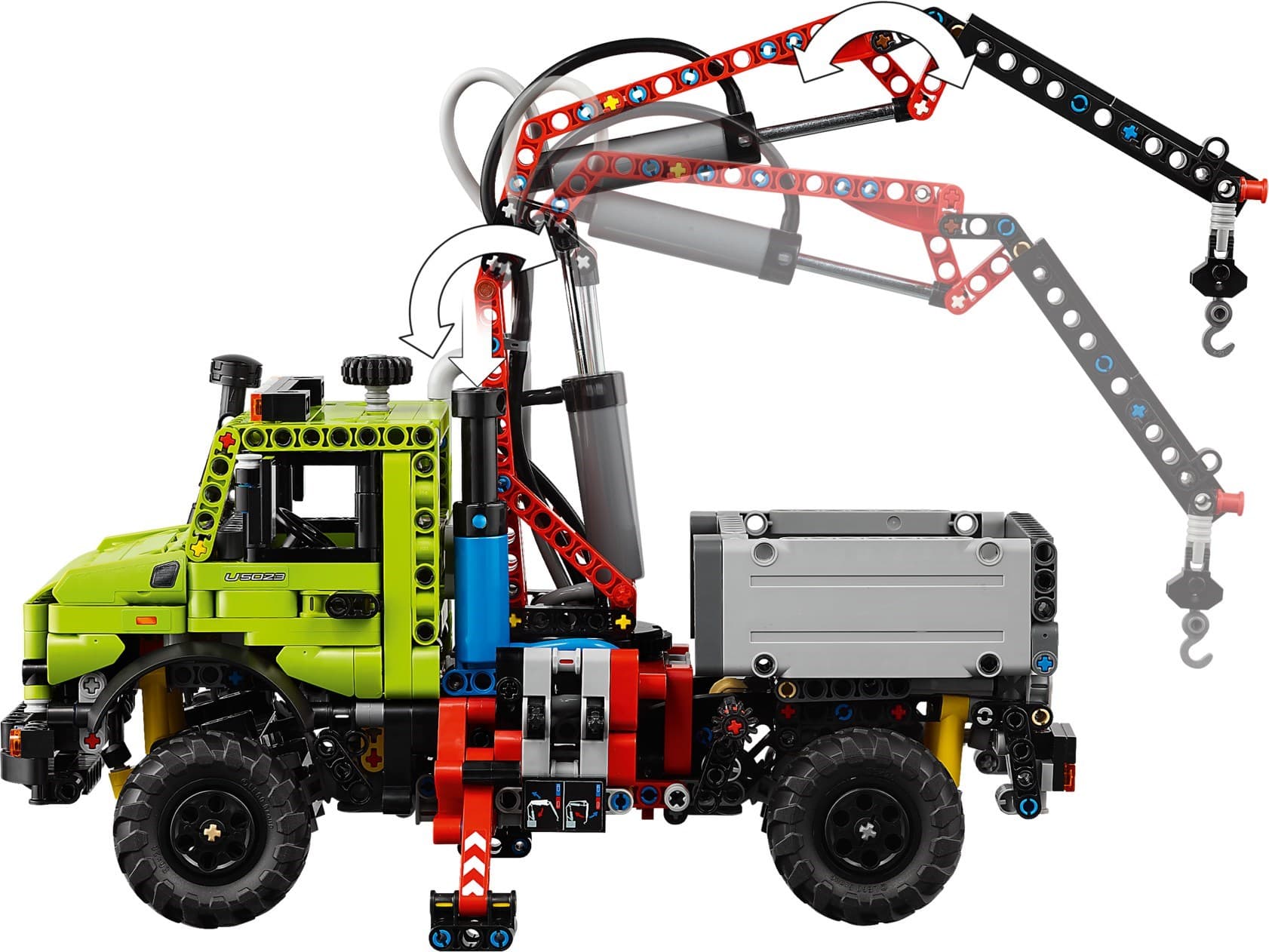 Mercedes-Benz Unimog U 5023 with Crane