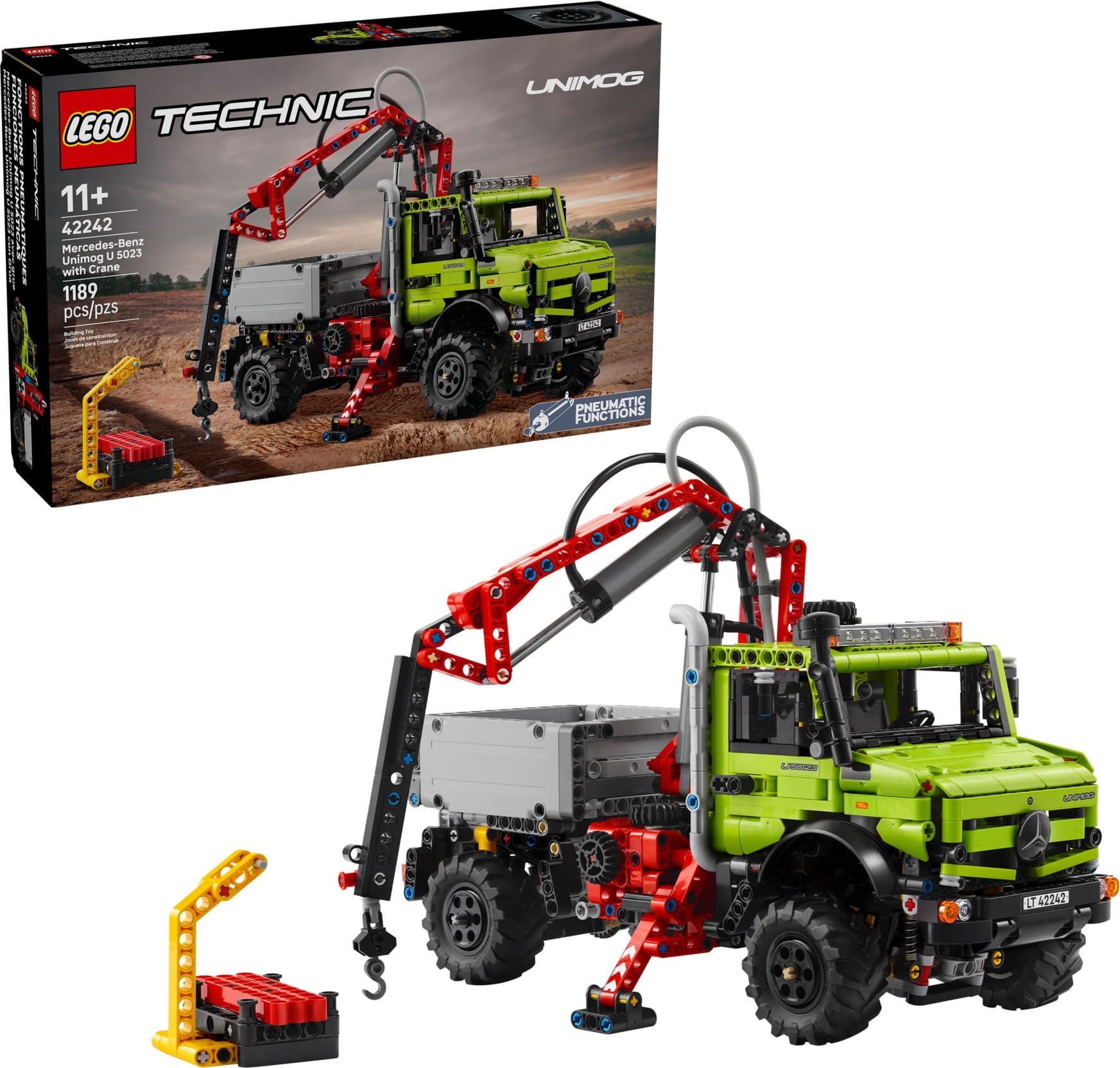 Mercedes-Benz Unimog U 5023 with Crane