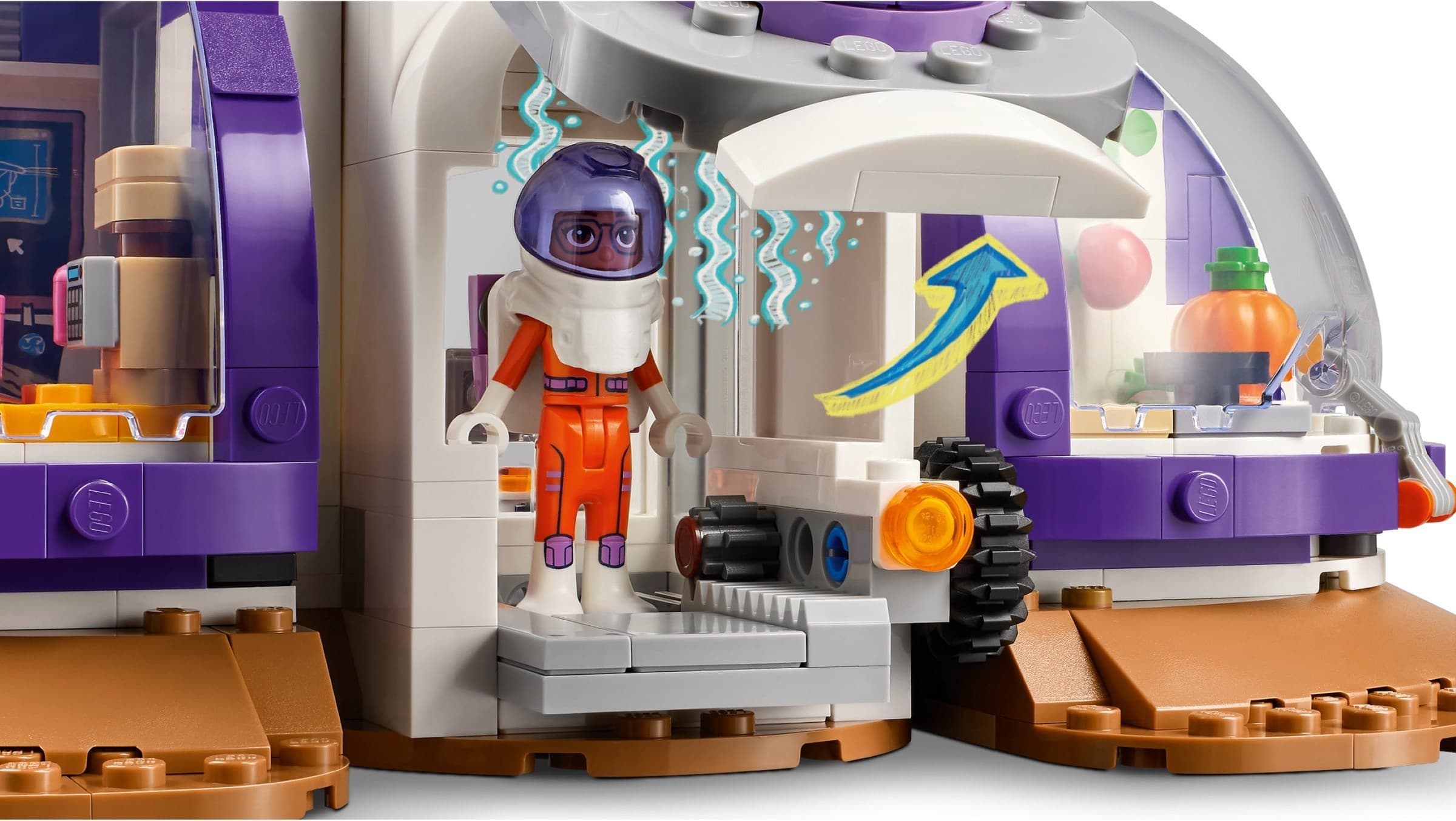 Mars Space Base and Rocket