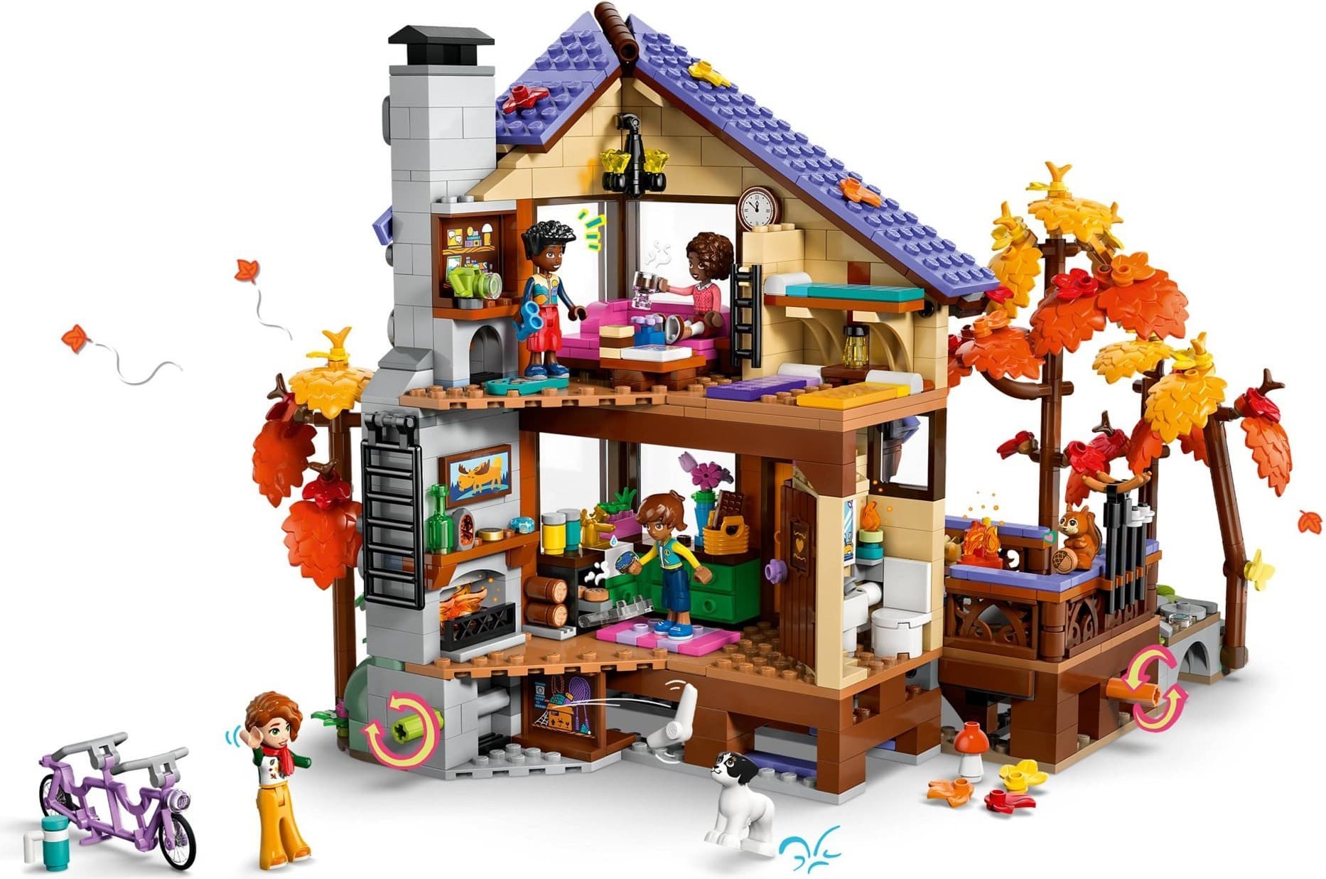 Cozy Fall Forest Cabin