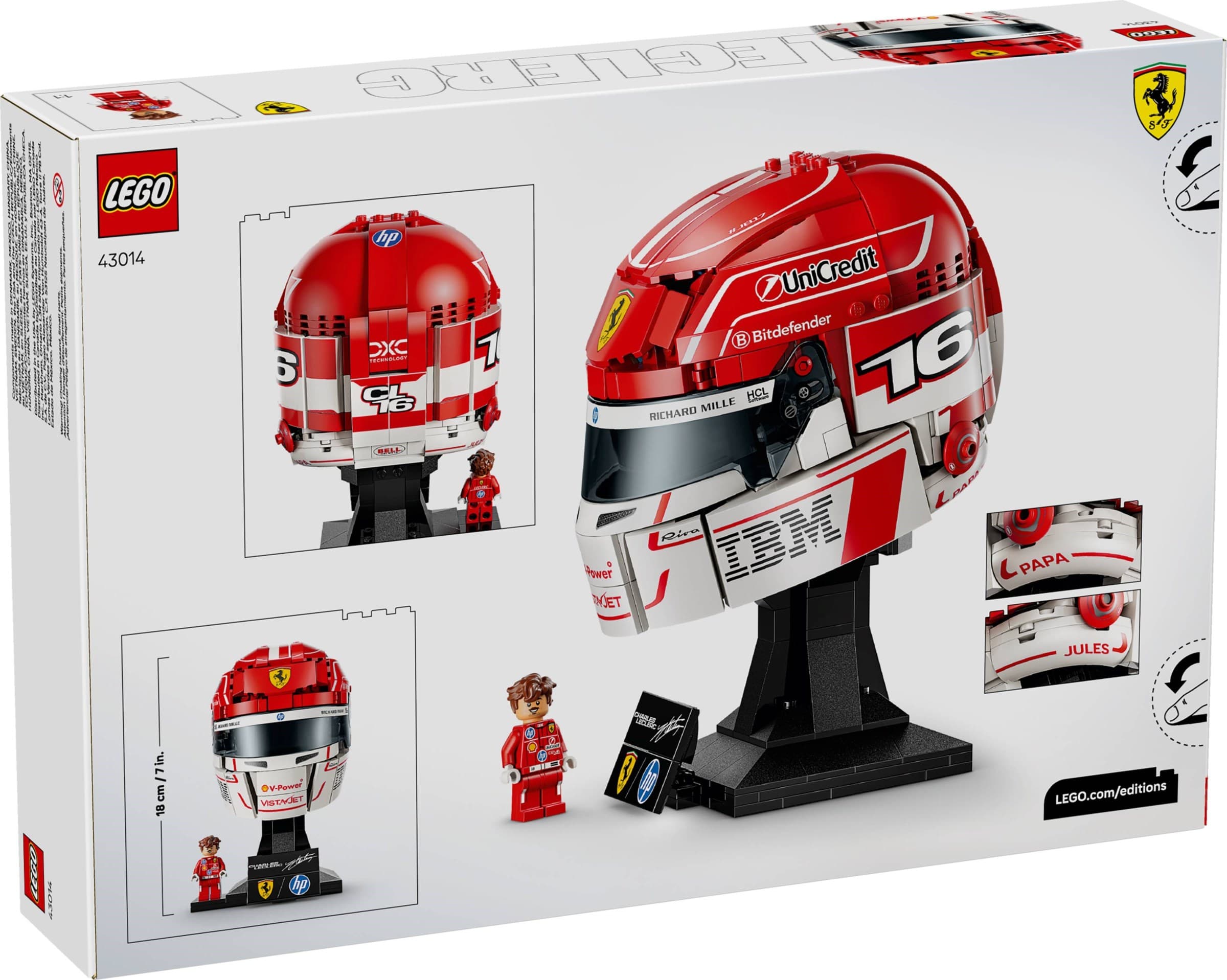 Scuderia Ferrari HP Charles Leclerc Helmet