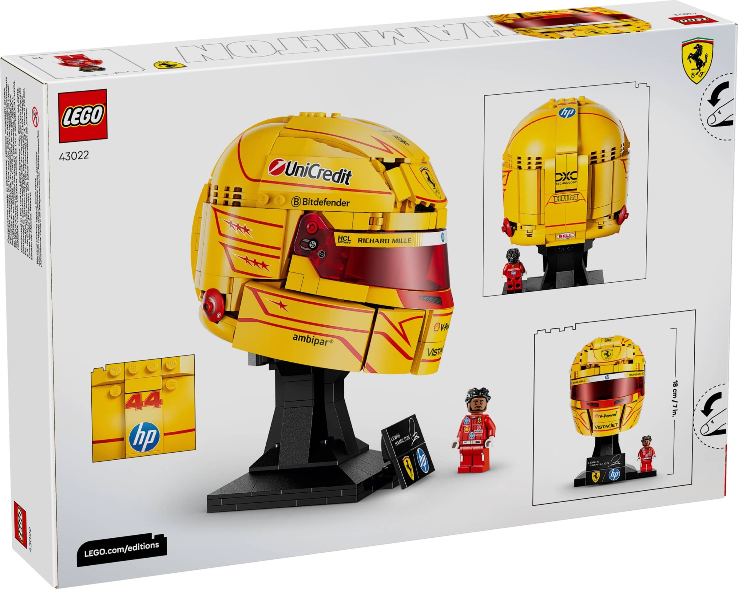 Scuderia Ferrari HP Lewis Hamilton Helmet